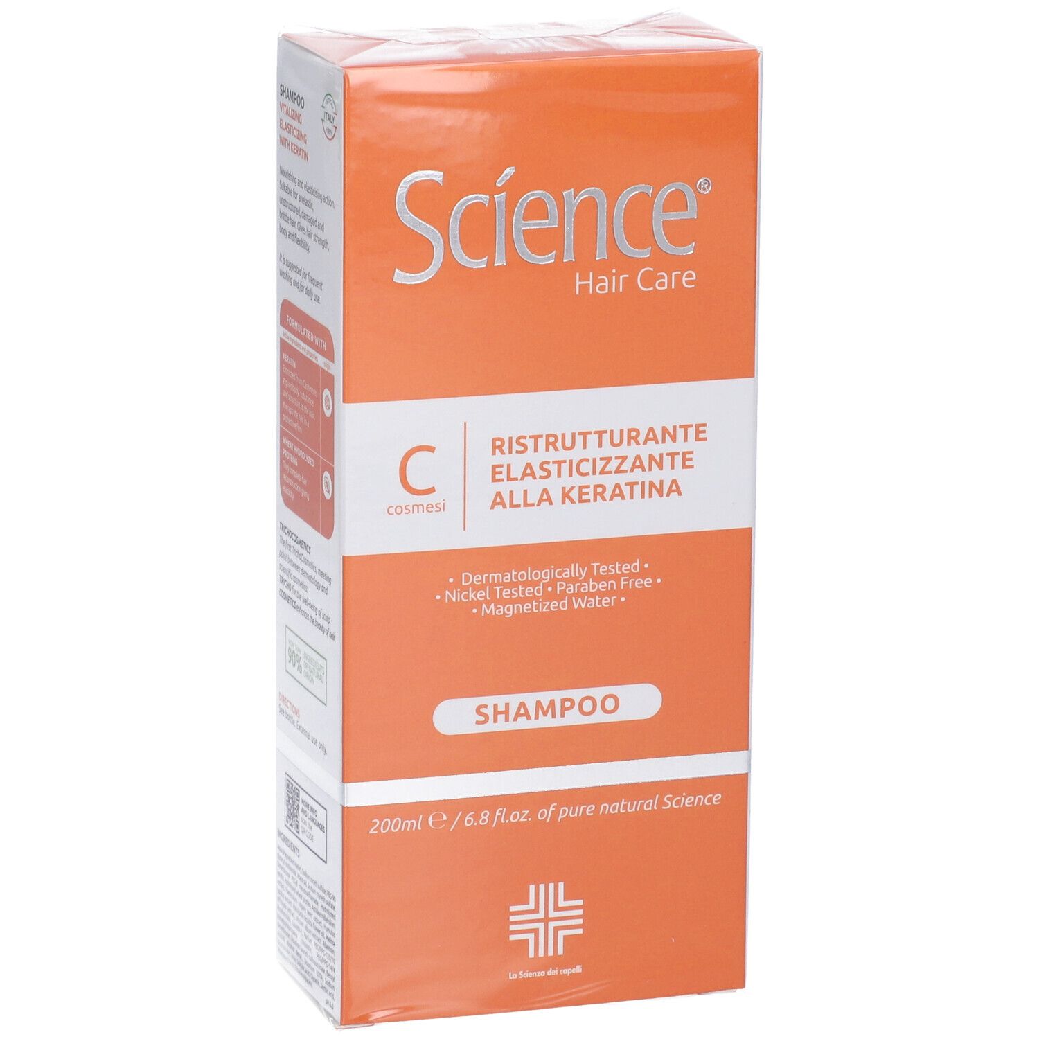 Science Hair Care Shampoo Ristrutturante alla Keratina 200ml