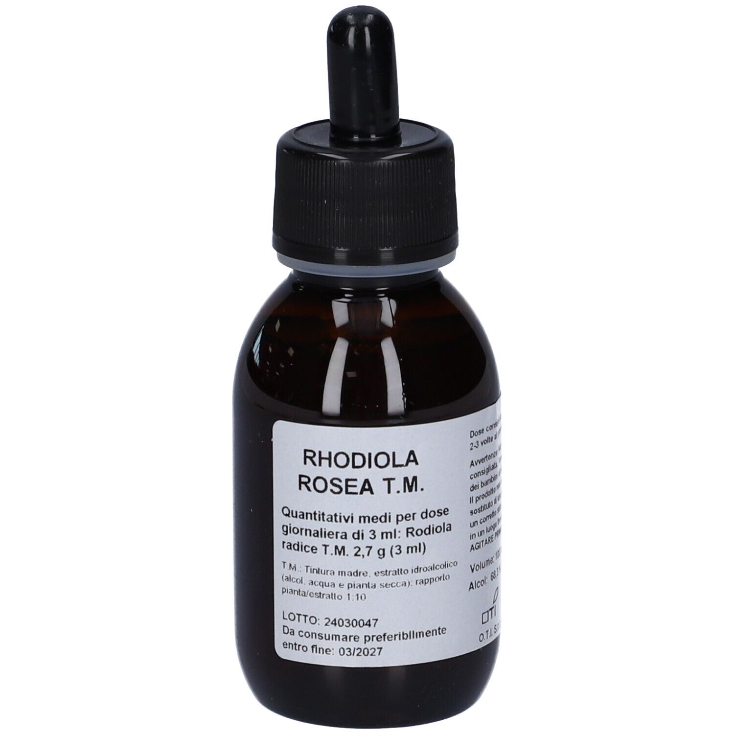 Rhodiola Rosea Tintura Madre Gocce 100Ml