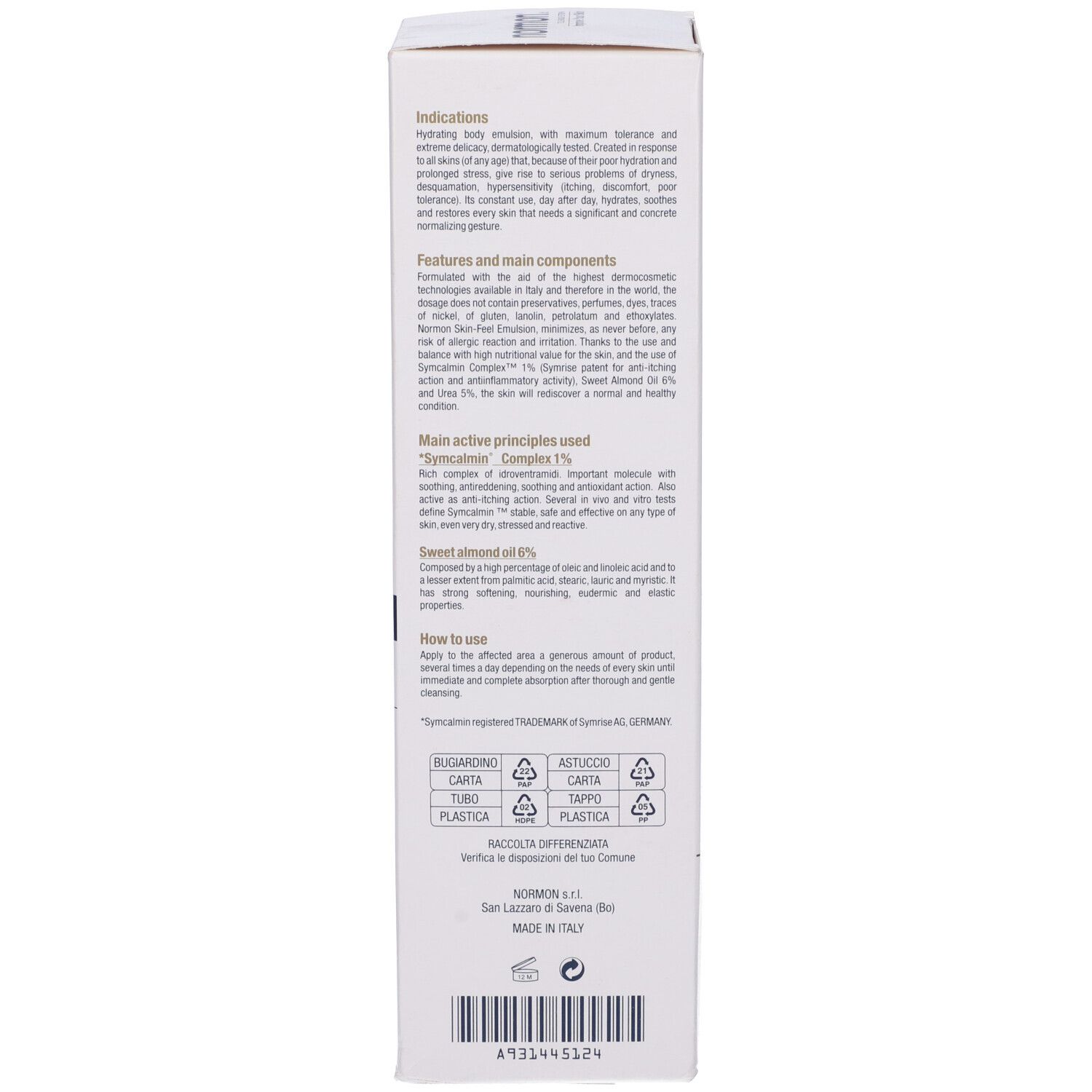 Normon Skin Feel Emulsione 400 Ml
