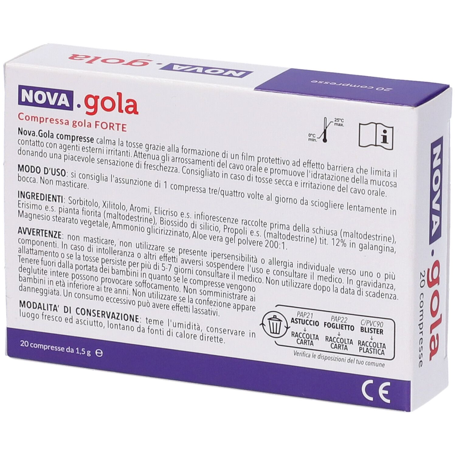 Nova.Gola Compresse 20 pz