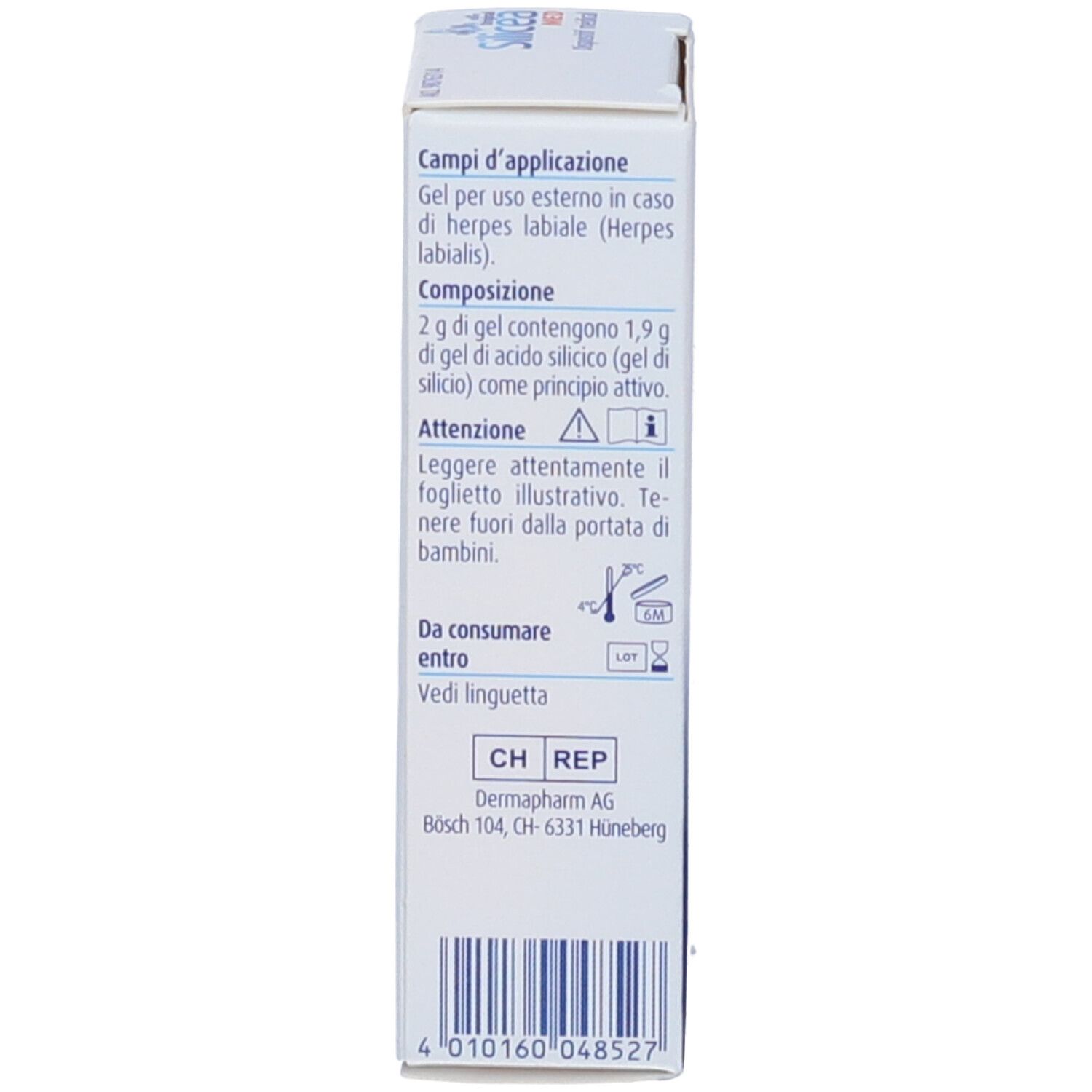 Gel Silicea Per Herpes Labiale Hubner