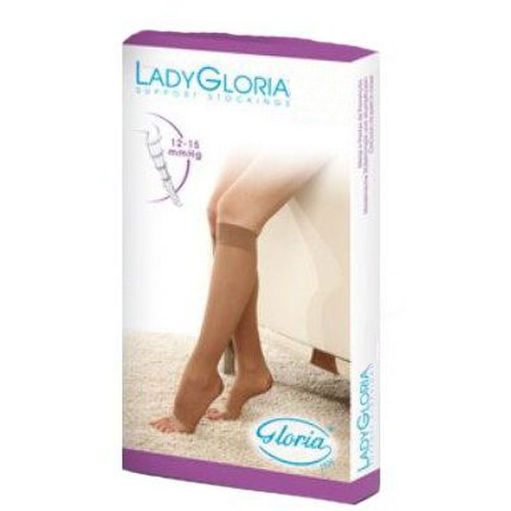 Ladygloria 18 Collant Punta Aperta Colore Nero Misura 4