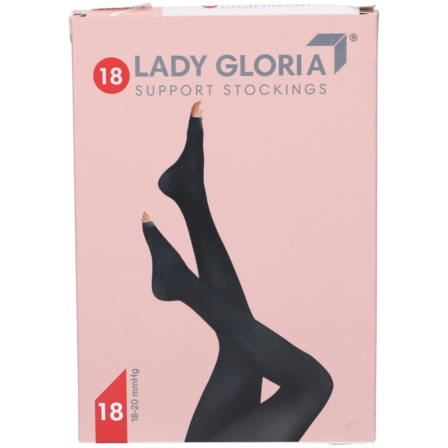 Ladygloria 18 Autoreggente Punta Aperta Nero 5