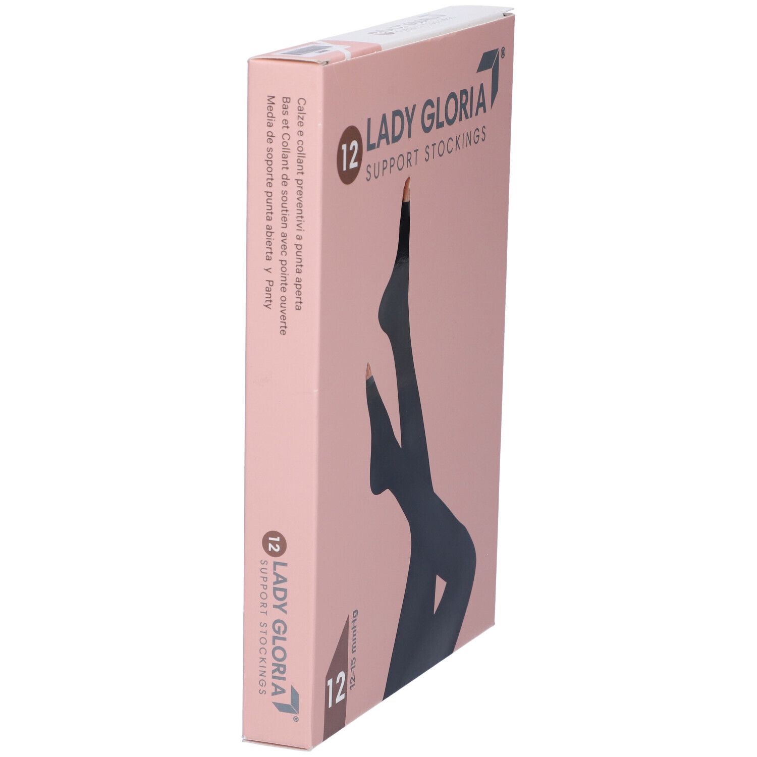 Ladygloria 12 Collant Punta Aperta Daino 5