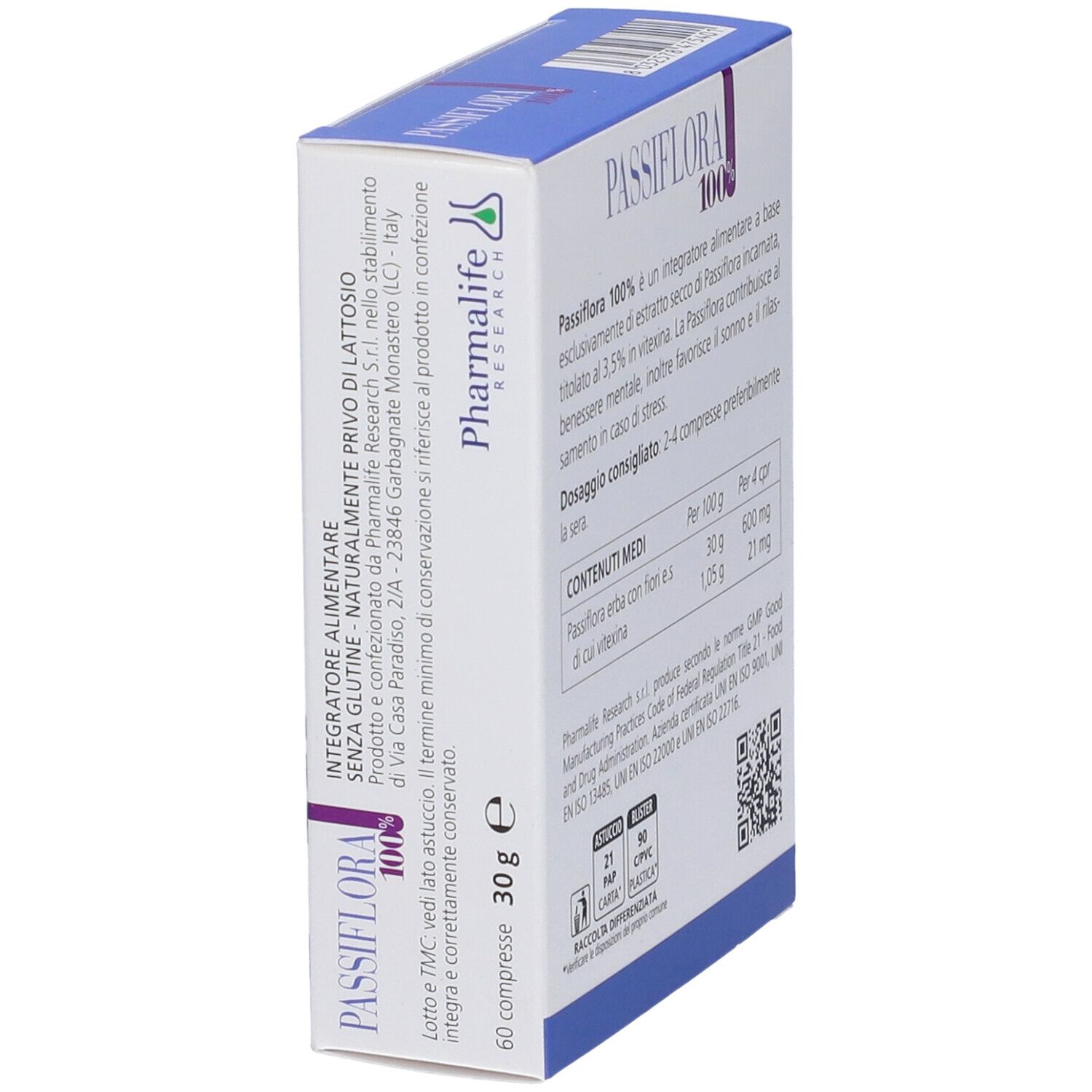 Passiflora 100% 60 Compresse
