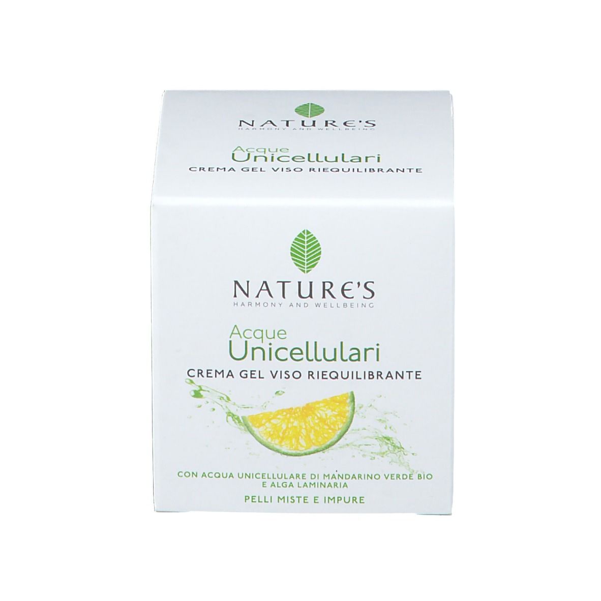NATURE'S Crema Gel Viso Riequilibrante Acque Unicellulari