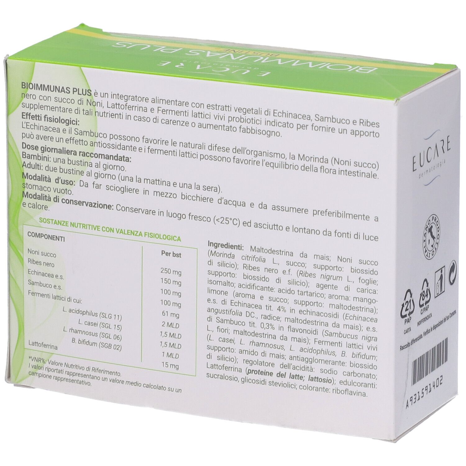Bioimmunas Plus 24 Bustine