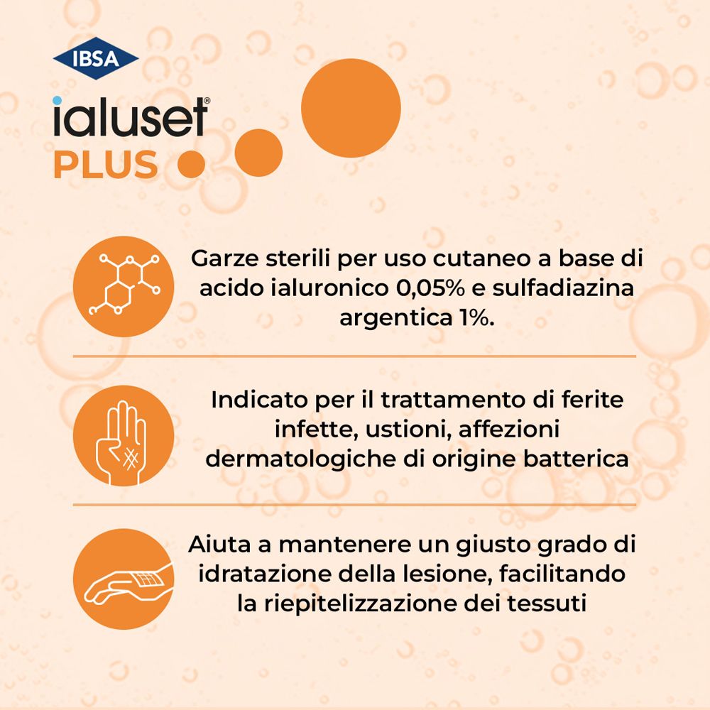 Ialuset® Plus Garze 10 x 10 cm