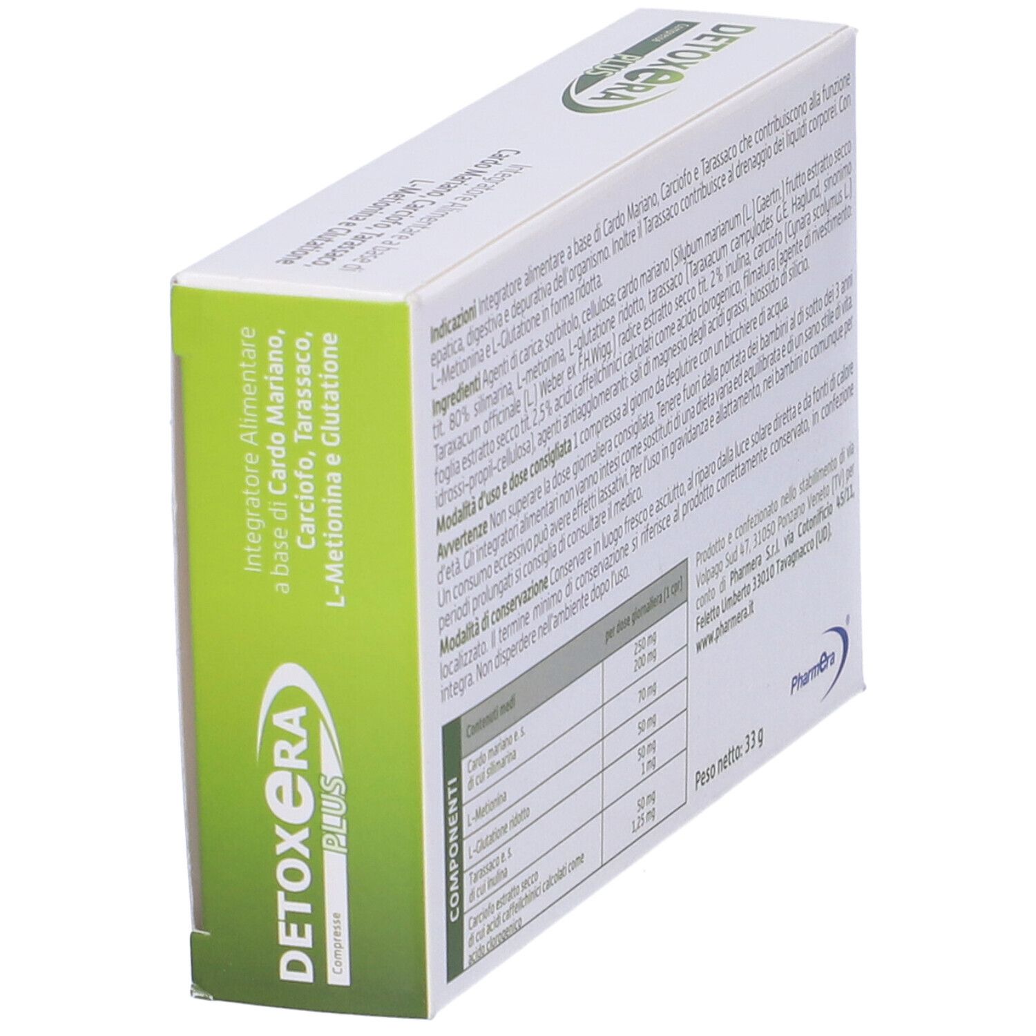 Detoxera Plus Integratore Alimentare Per Stipsi E Transito Intestinale 30 Compresse
