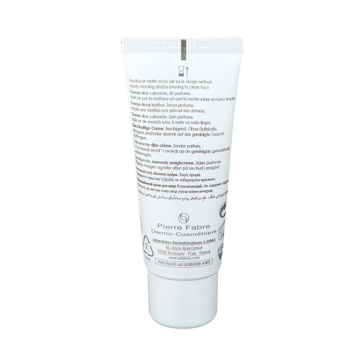 A-DERMA Rheacalm Crema Lenitiva Ricca