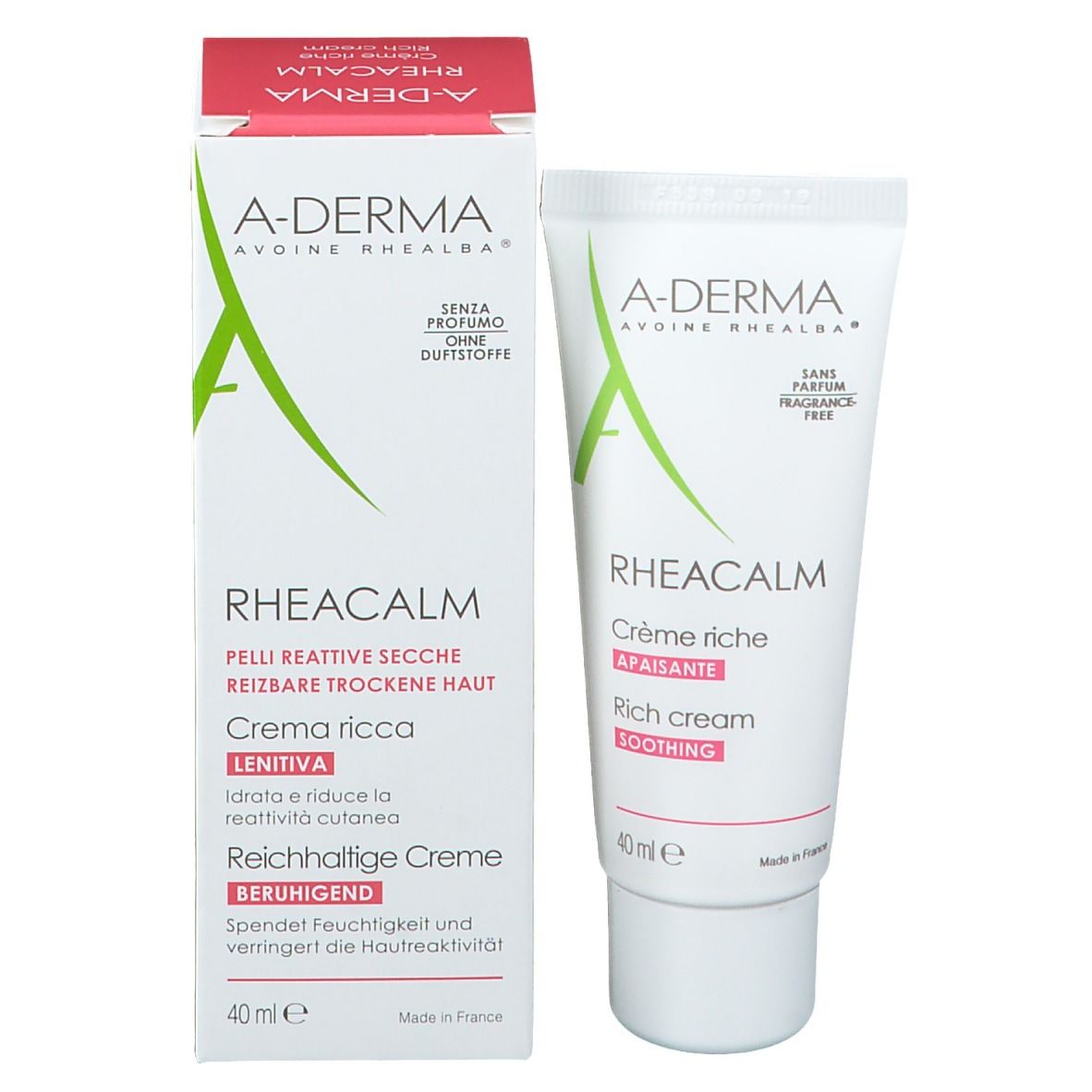 A-DERMA Rheacalm Crema Lenitiva Ricca