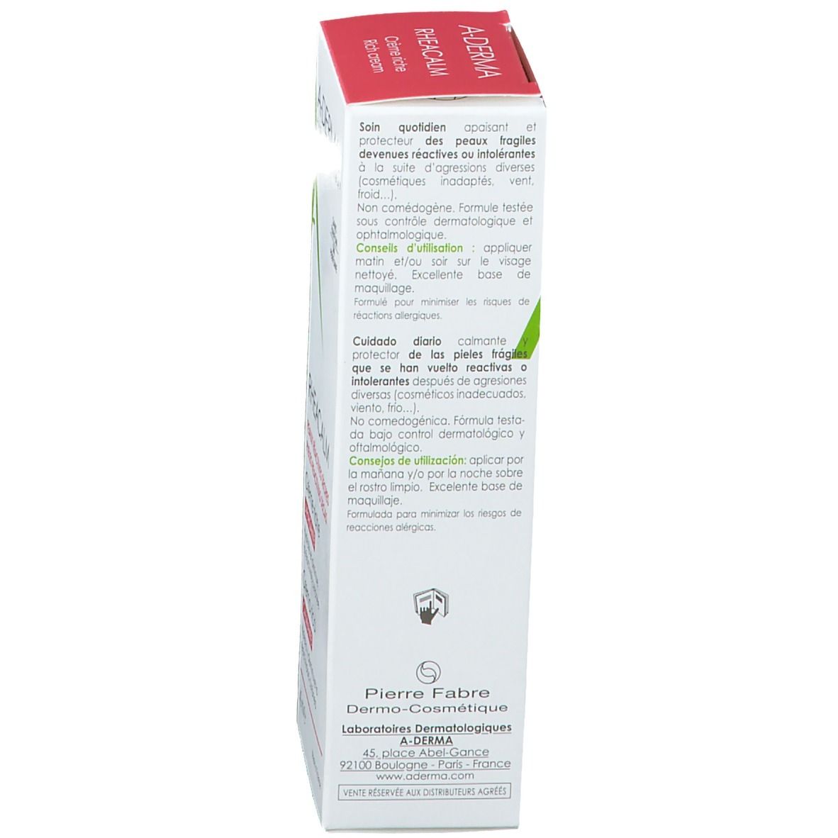 A-DERMA Rheacalm Crema Lenitiva Ricca