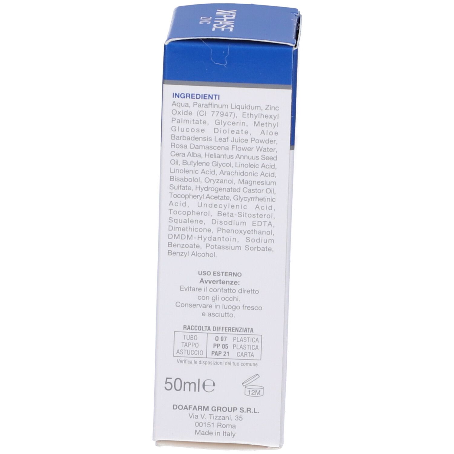 Xiphase Zinc Pasta 50 Ml