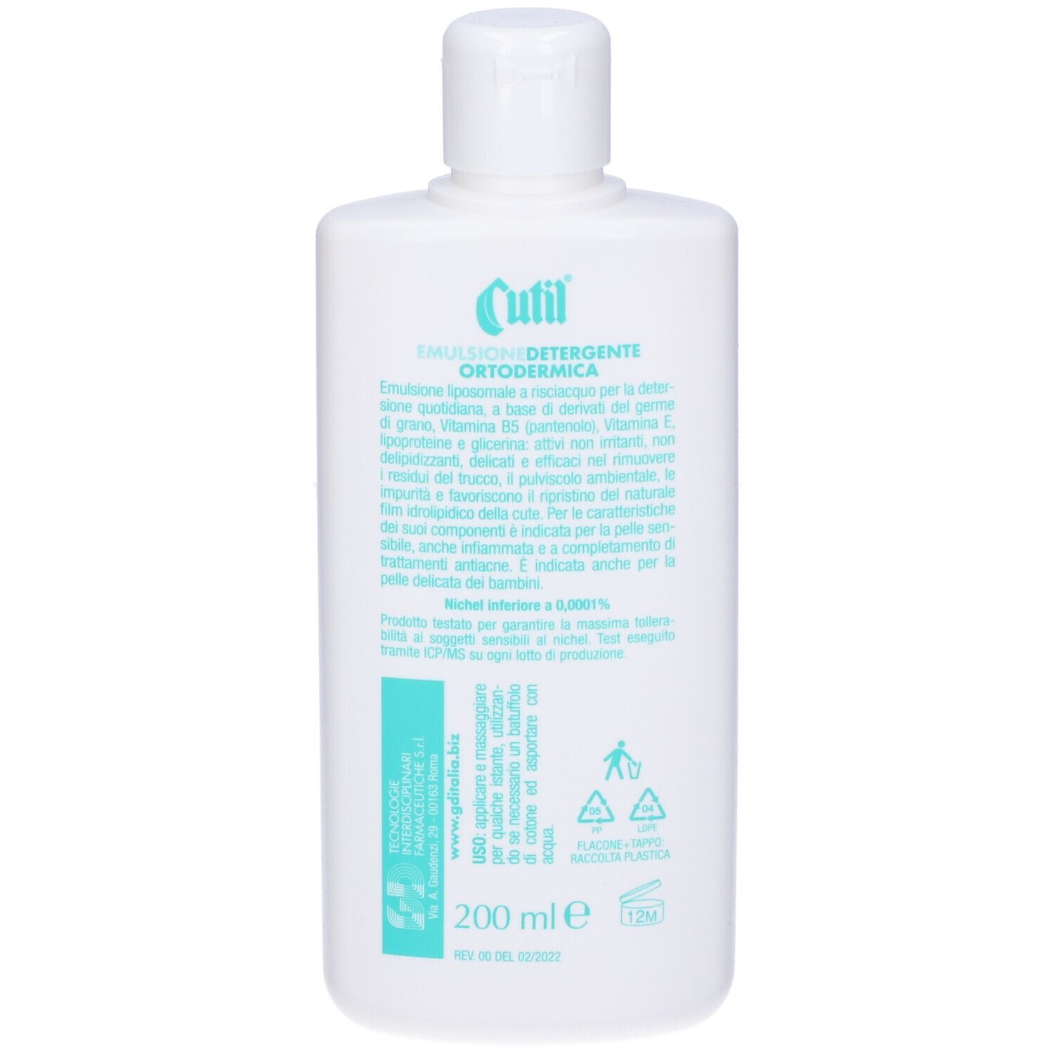 Cutil Latte Detergente 200 Ml