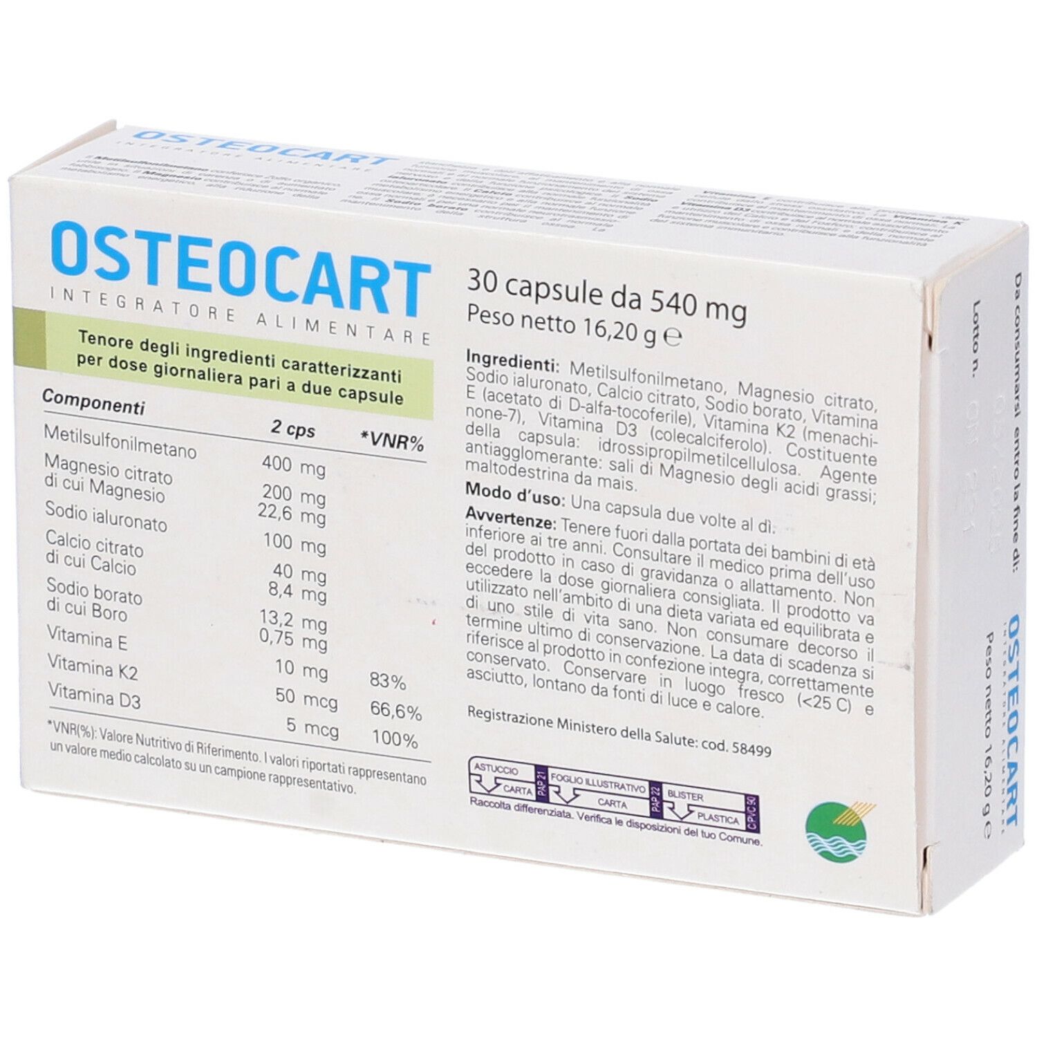 Osteocart 30 Capsule