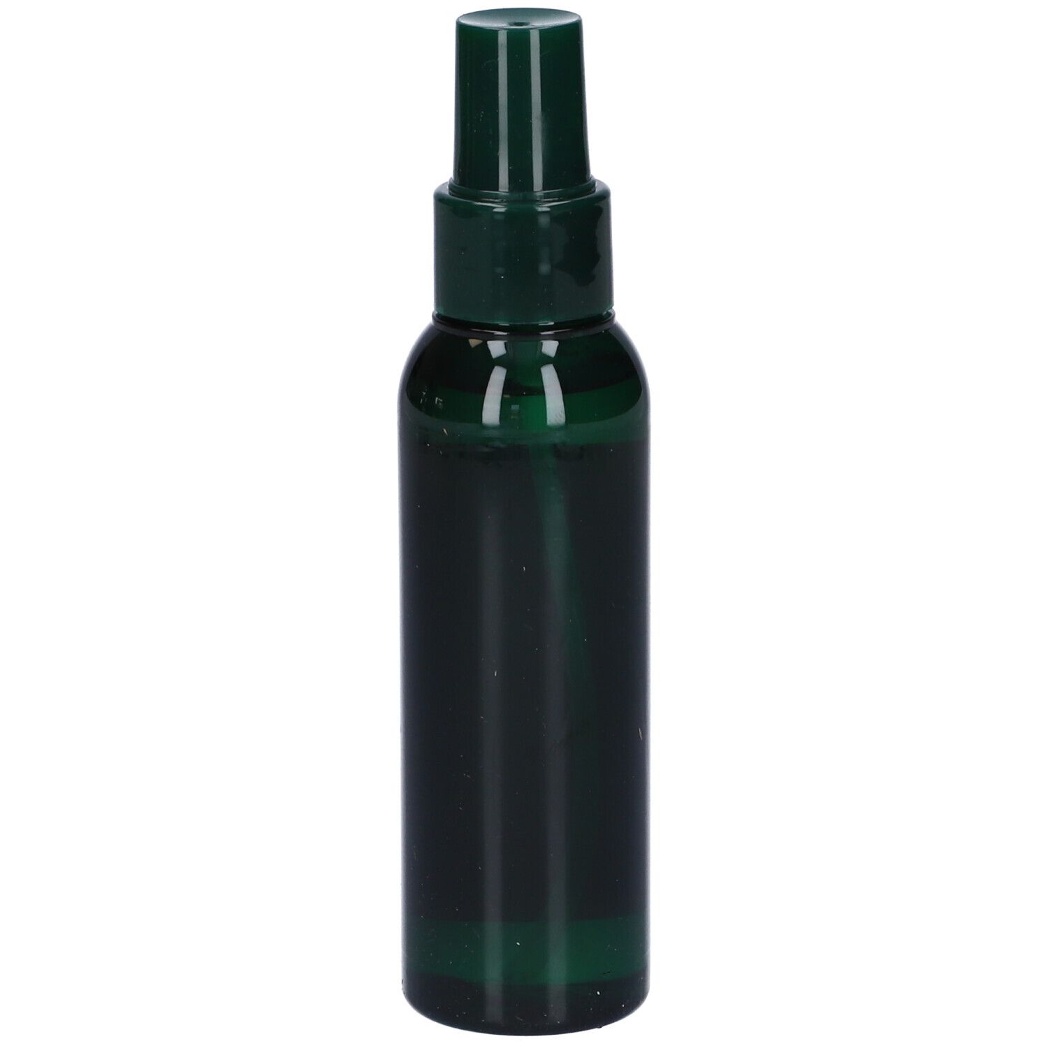 Flacone spray verde. Scritta: Occhio al Pidocchio, Lozione Preventiva. Marchio: Helan.