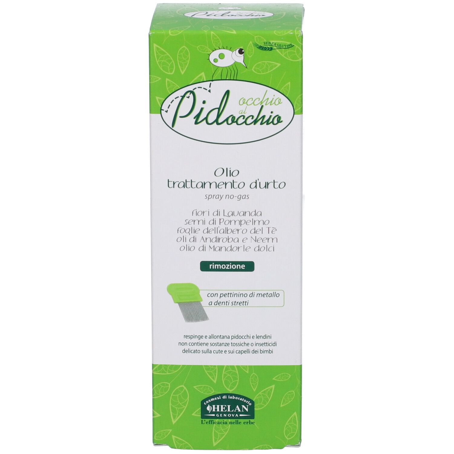 Helan Occhio Al Pidocchio Olio Spray 100 Ml + Pettinino