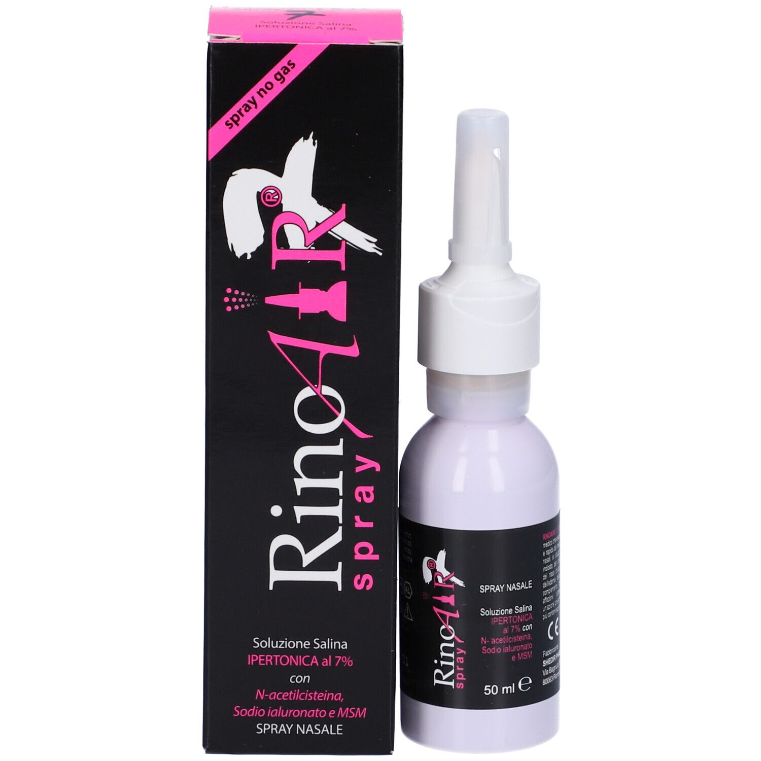 Rinoair 7% Spray Nasale Ipertonico 50 Ml
