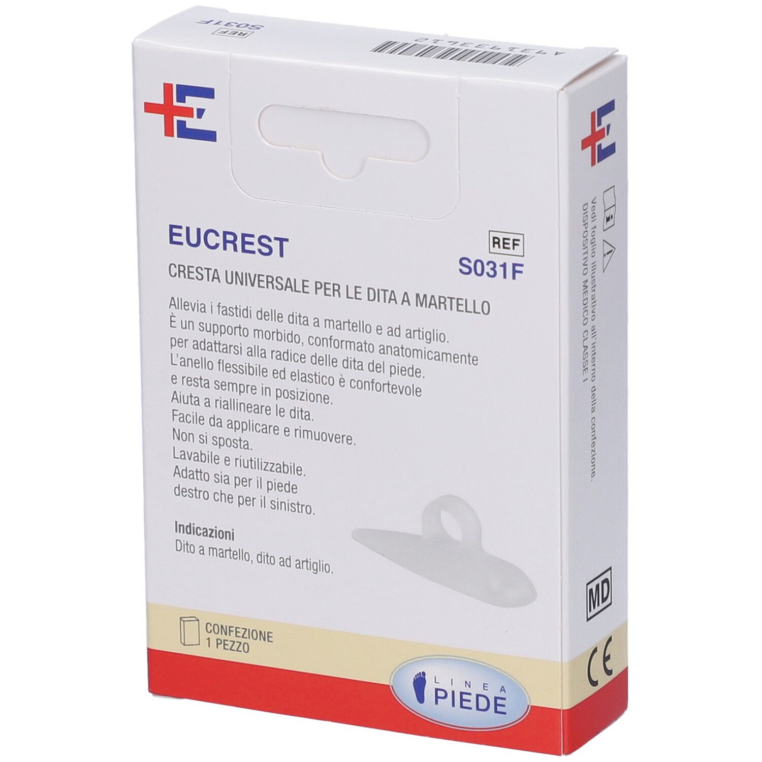 Cresta Di Oleo Gel Universale Per Le Dita Del Piede Eucrest