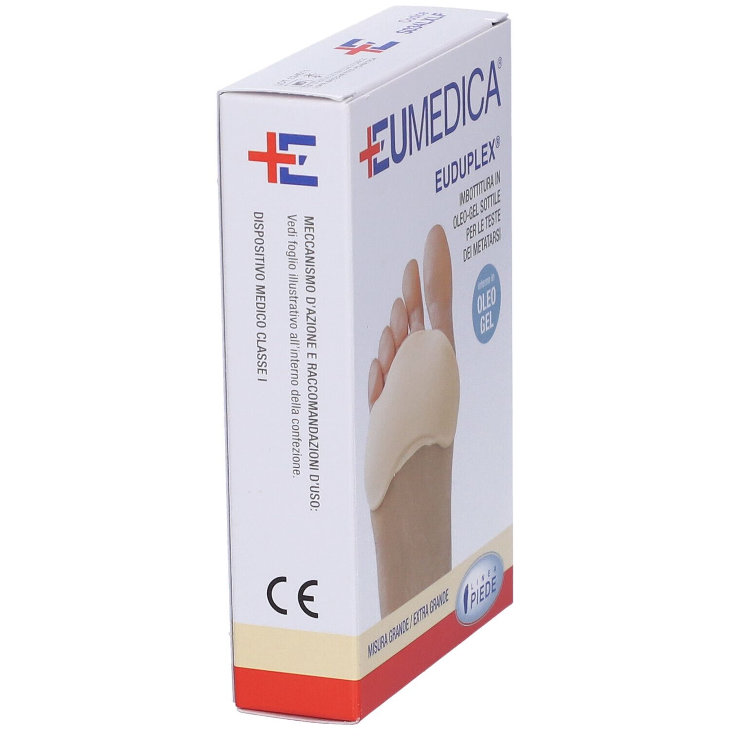 Imbottitura Di Oleo-Gel Sottile Per Le Teste Dei Metatarsi Euduplex Xl