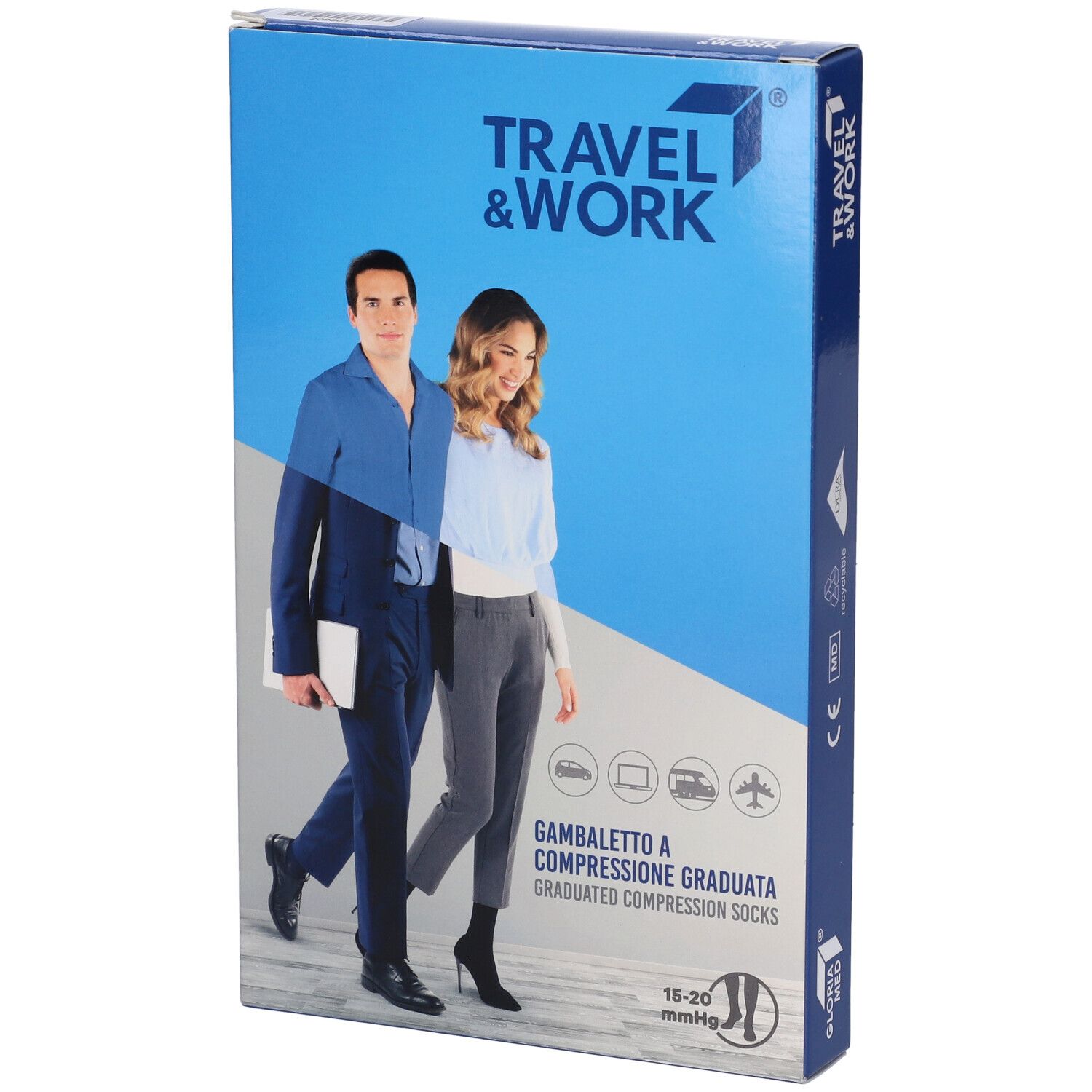 Gloria Travel & Work Gambaletto Blu 4