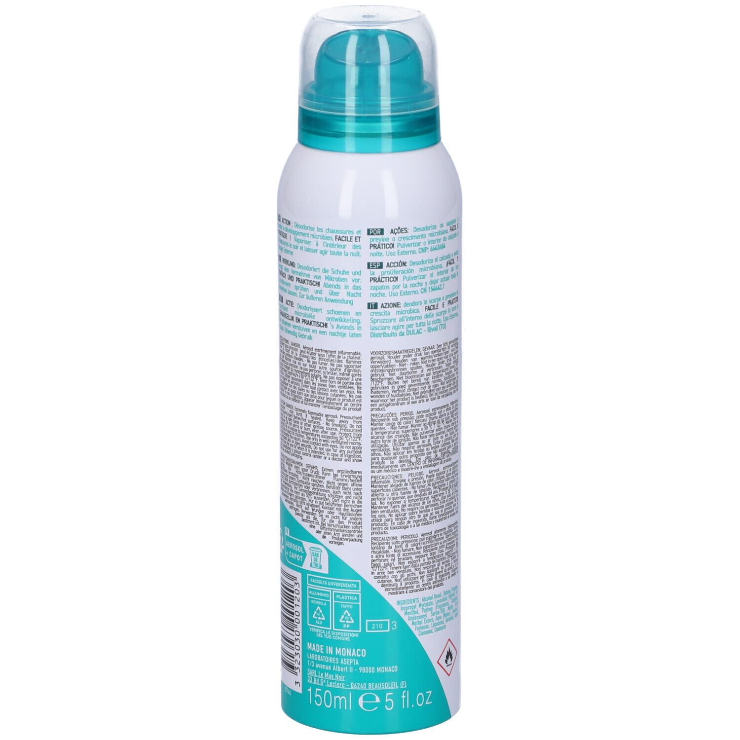 Akileïne® Deo Spray igienizzante per scarpe