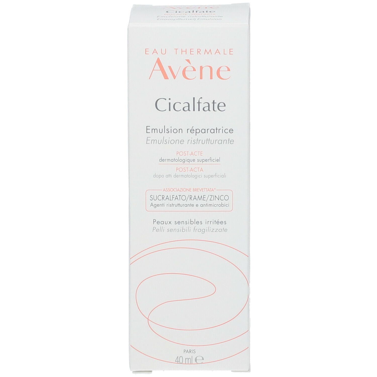 Avéne Cicalfate Emulsione Ristrutturante Post-Acta