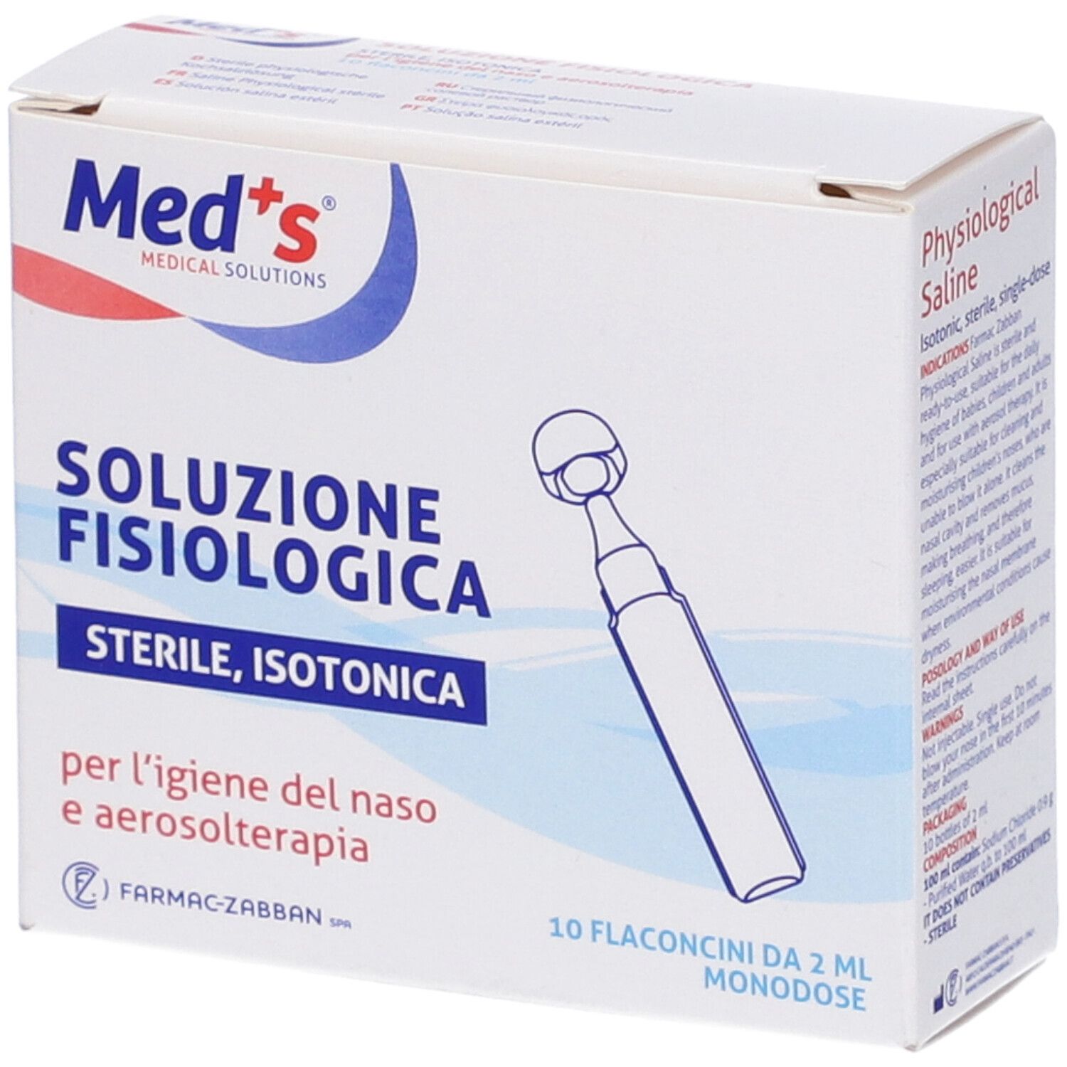 Meds® Soluzione Fisiologica 10 x 2 ml