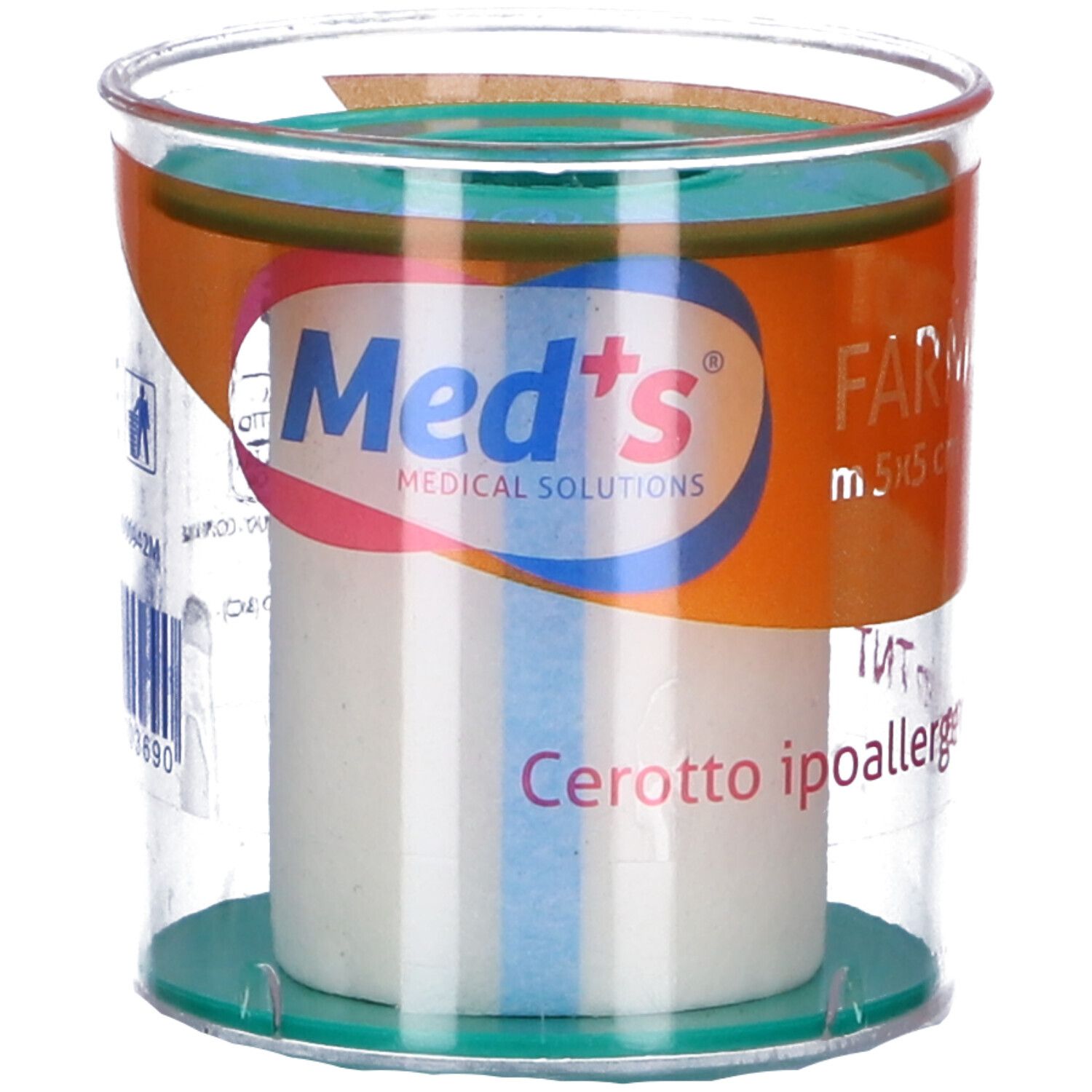 Meds® Cerotto Ipoallergenico in TNT 5 m x 5 cm