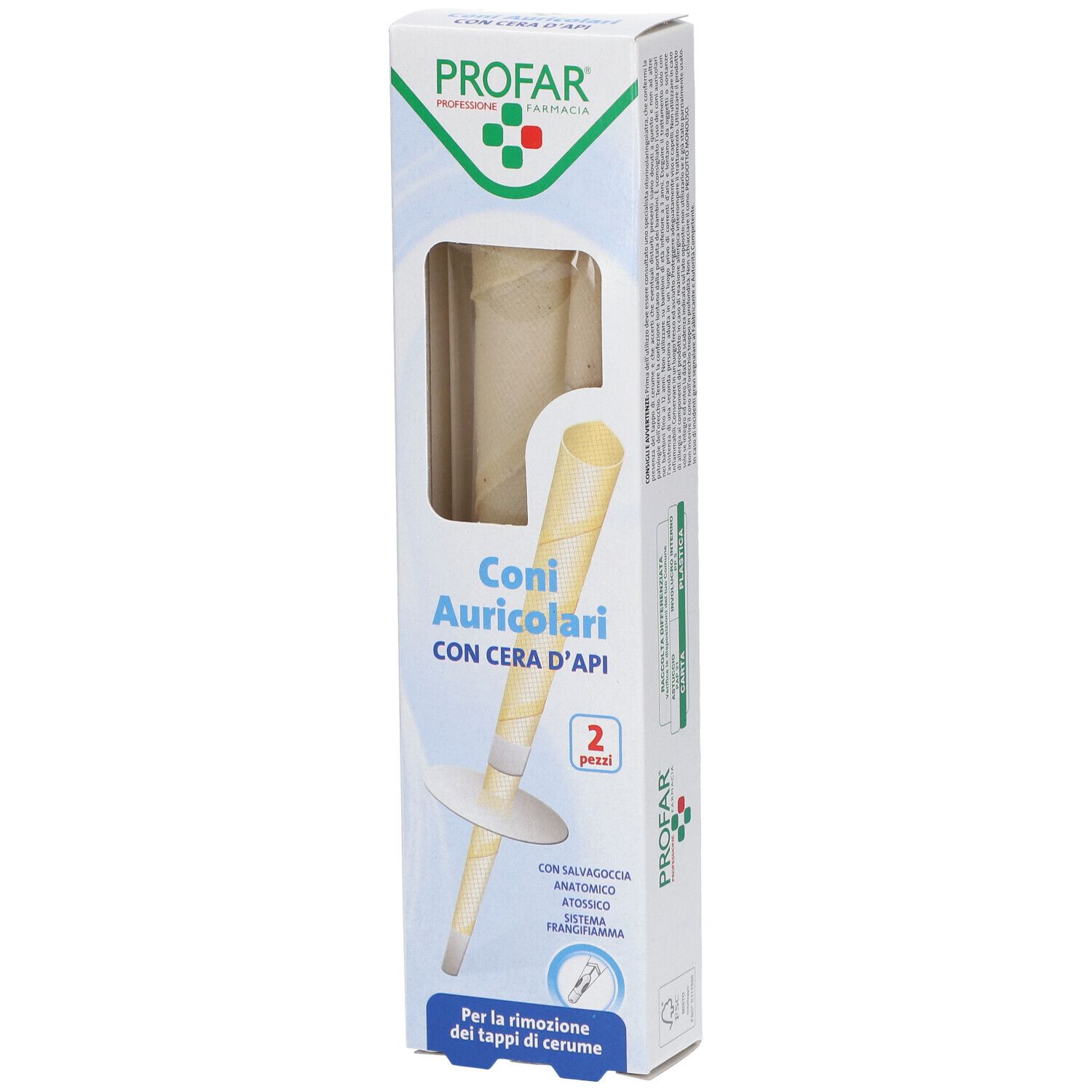 PROFAR® Coni Auricolari con Cera d'Api