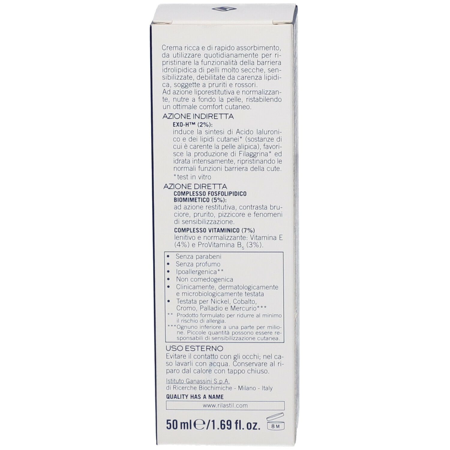 RILASTIL A-LIPIK Crema Barriera Viso