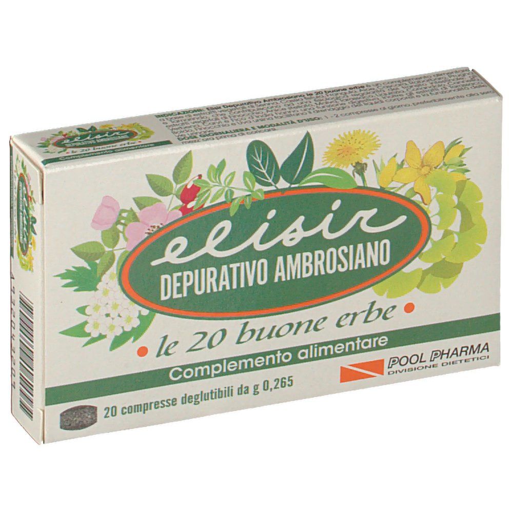 Elisir Depurativo Ambrosiano 20 Compresse