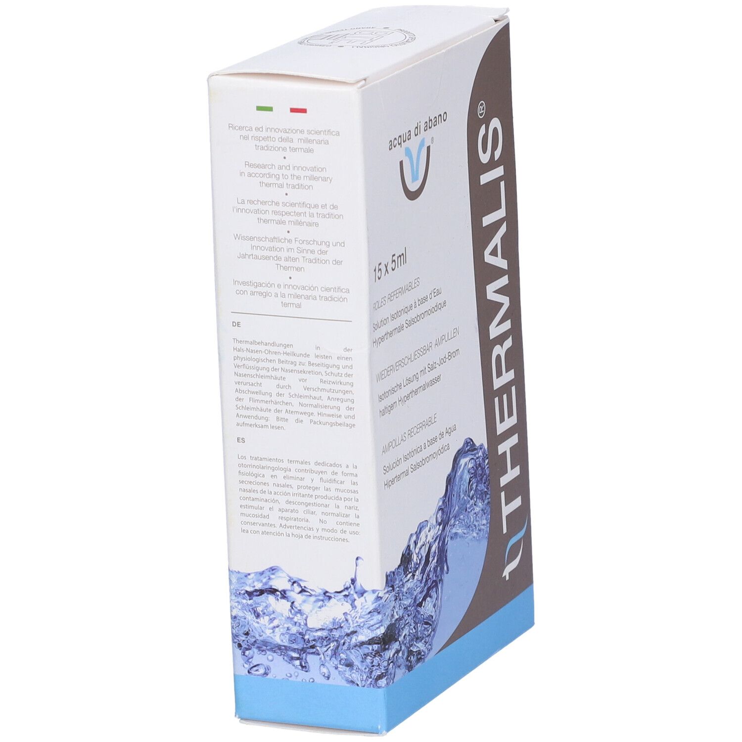 Acqua Di Abano 15 Fiale Da 5 Ml Uso Aerosolico
