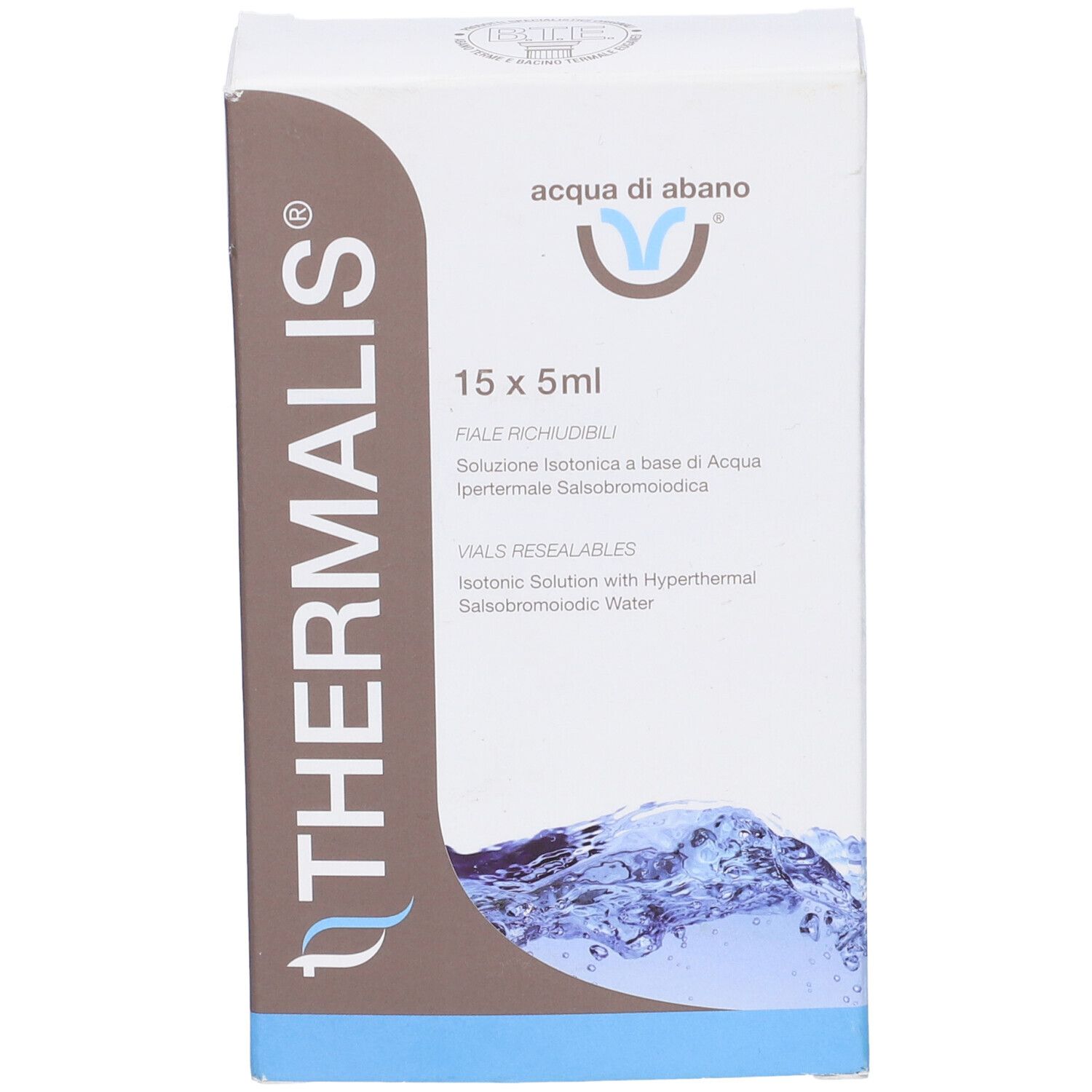 Acqua Di Abano 15 Fiale Da 5 Ml Uso Aerosolico