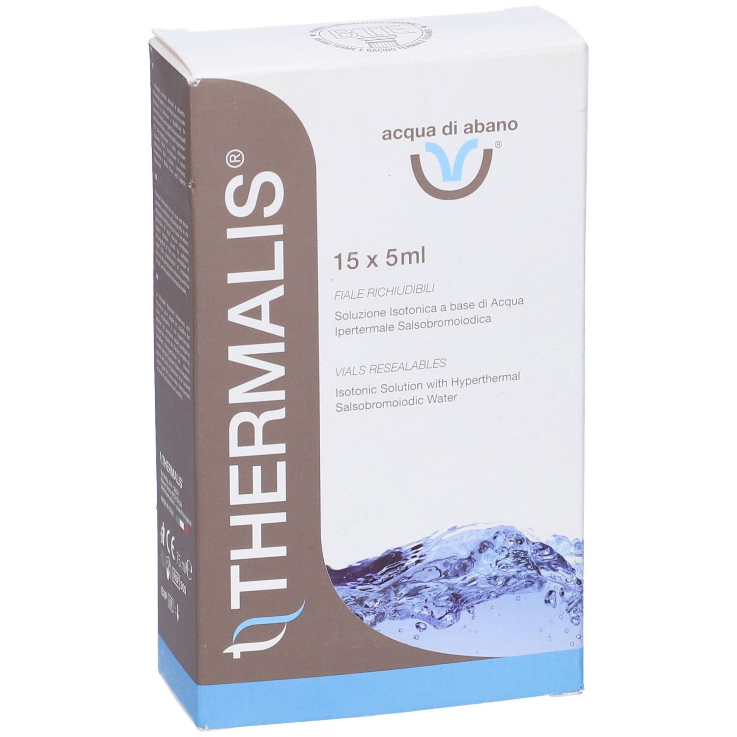 Acqua Di Abano 15 Fiale Da 5 Ml Uso Aerosolico