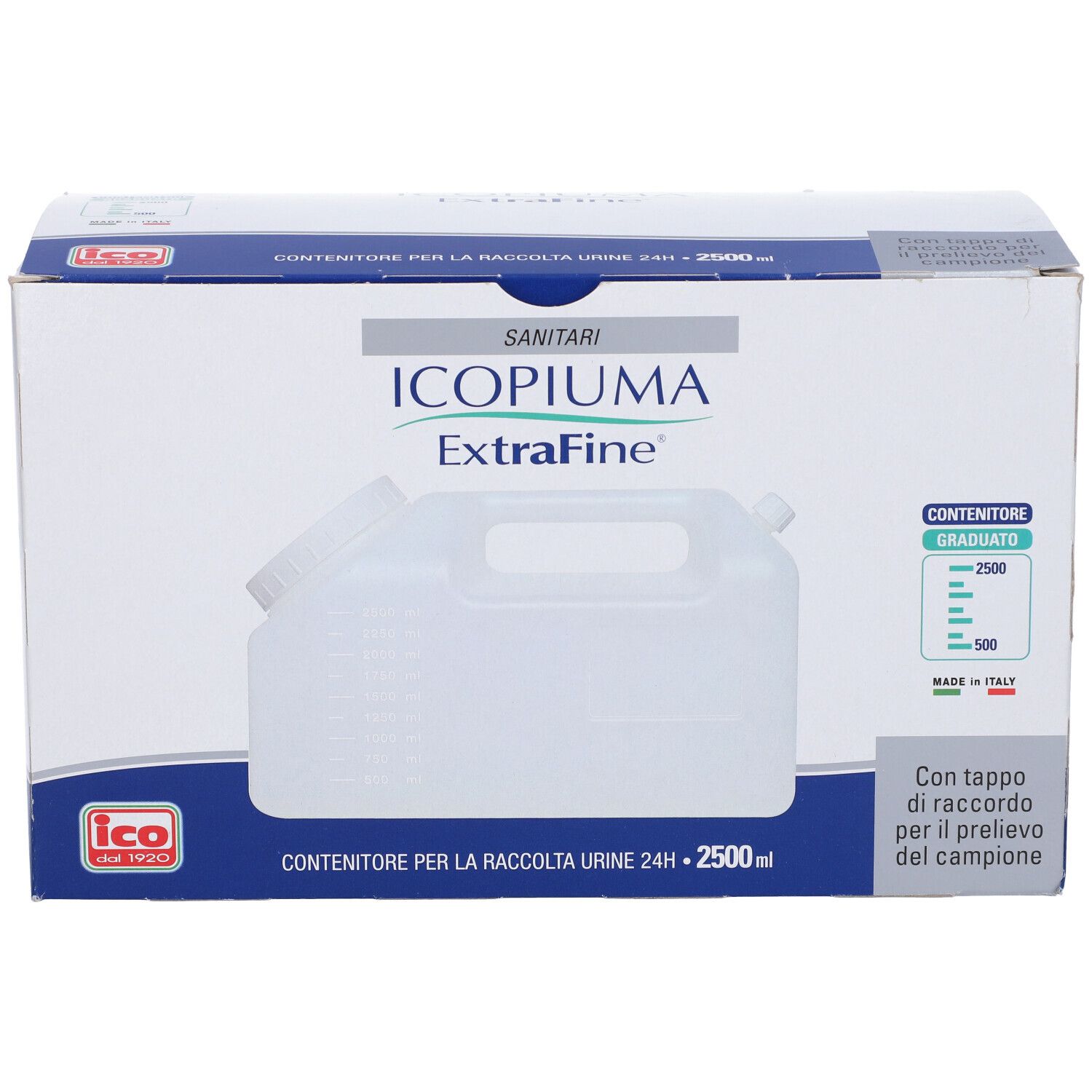Extrafine Sanity Contenitore Urine 24 Ore 2,5 Litri 1 Pezzo