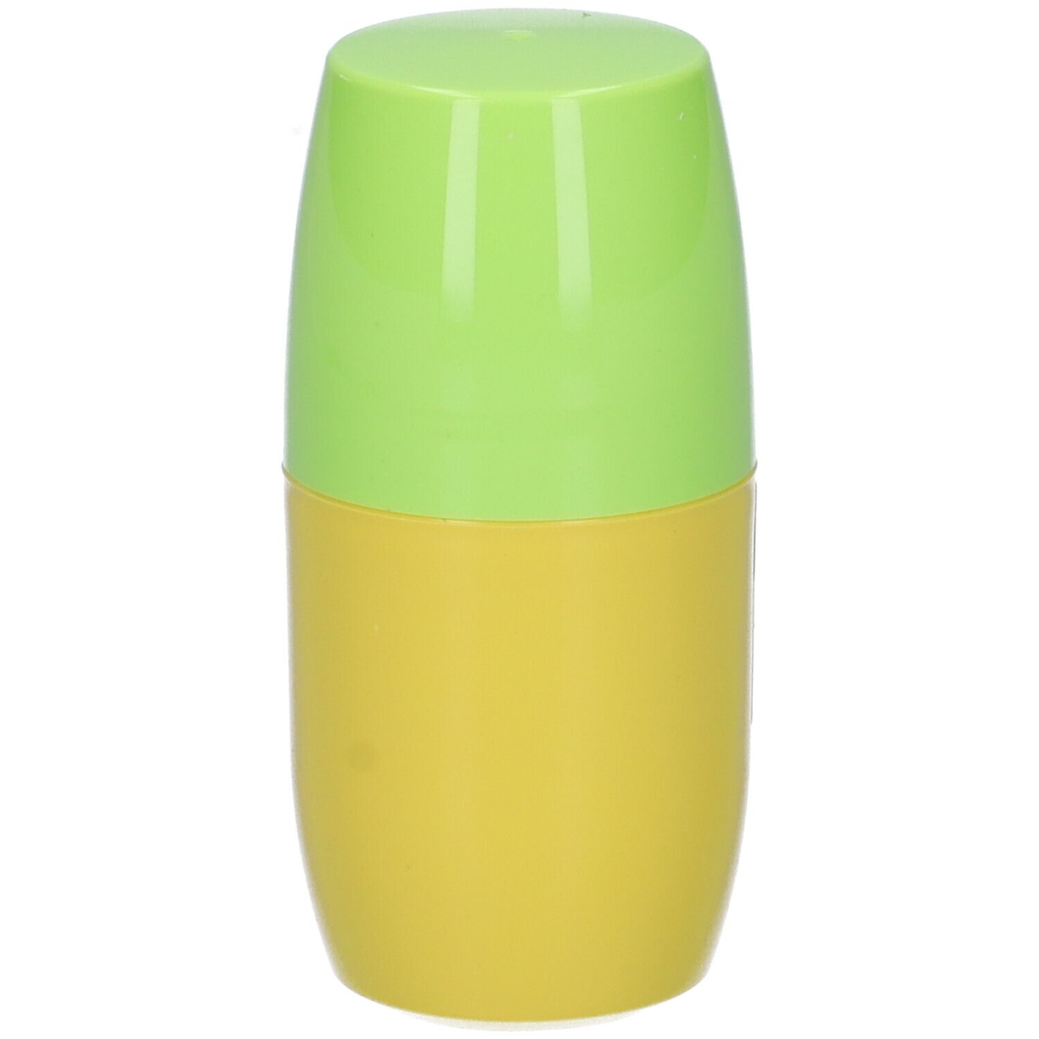 Gel Roll-On, flacone giallo-verde. Scritta: ZZZZHELAN, Gel Roll-On, giorno e notte - day and night.