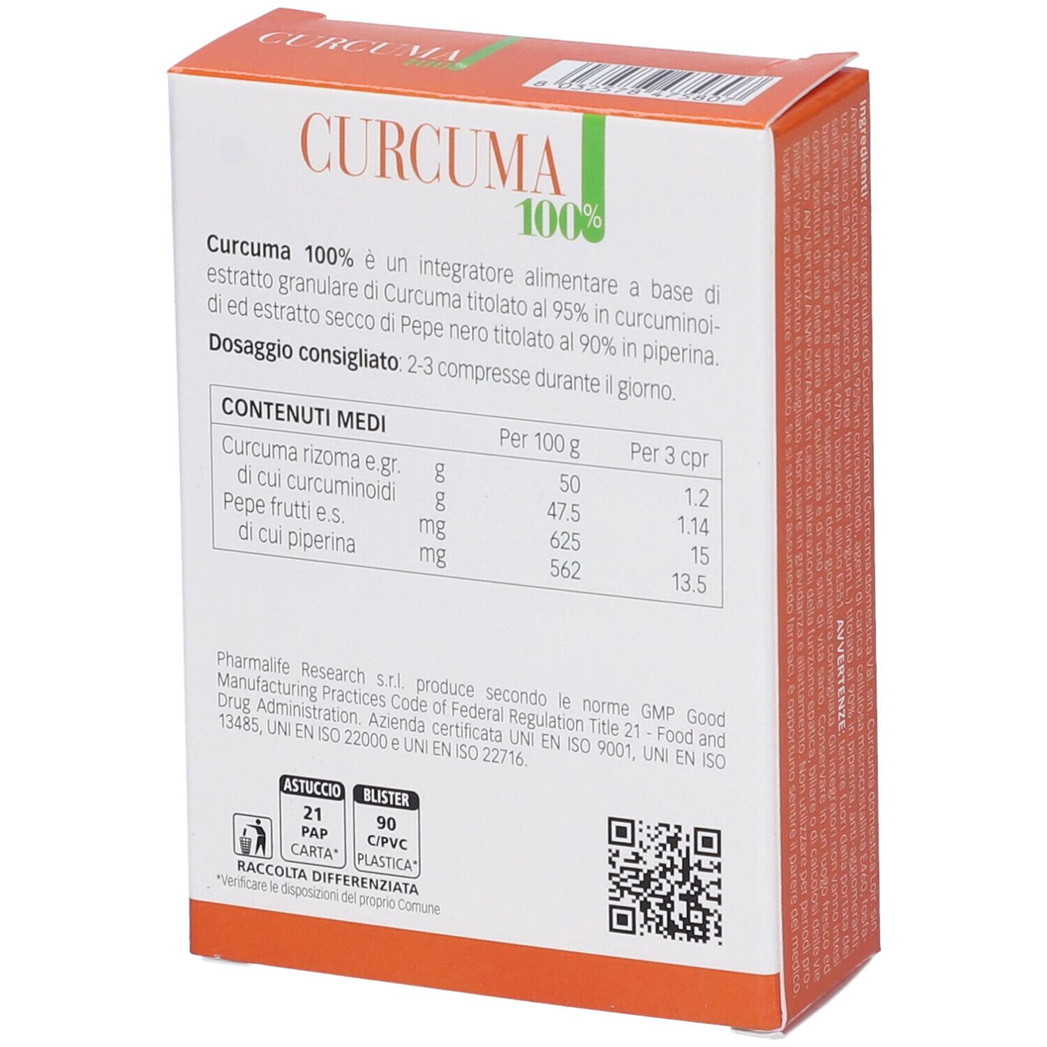 Pharmalife Curcuma 100%