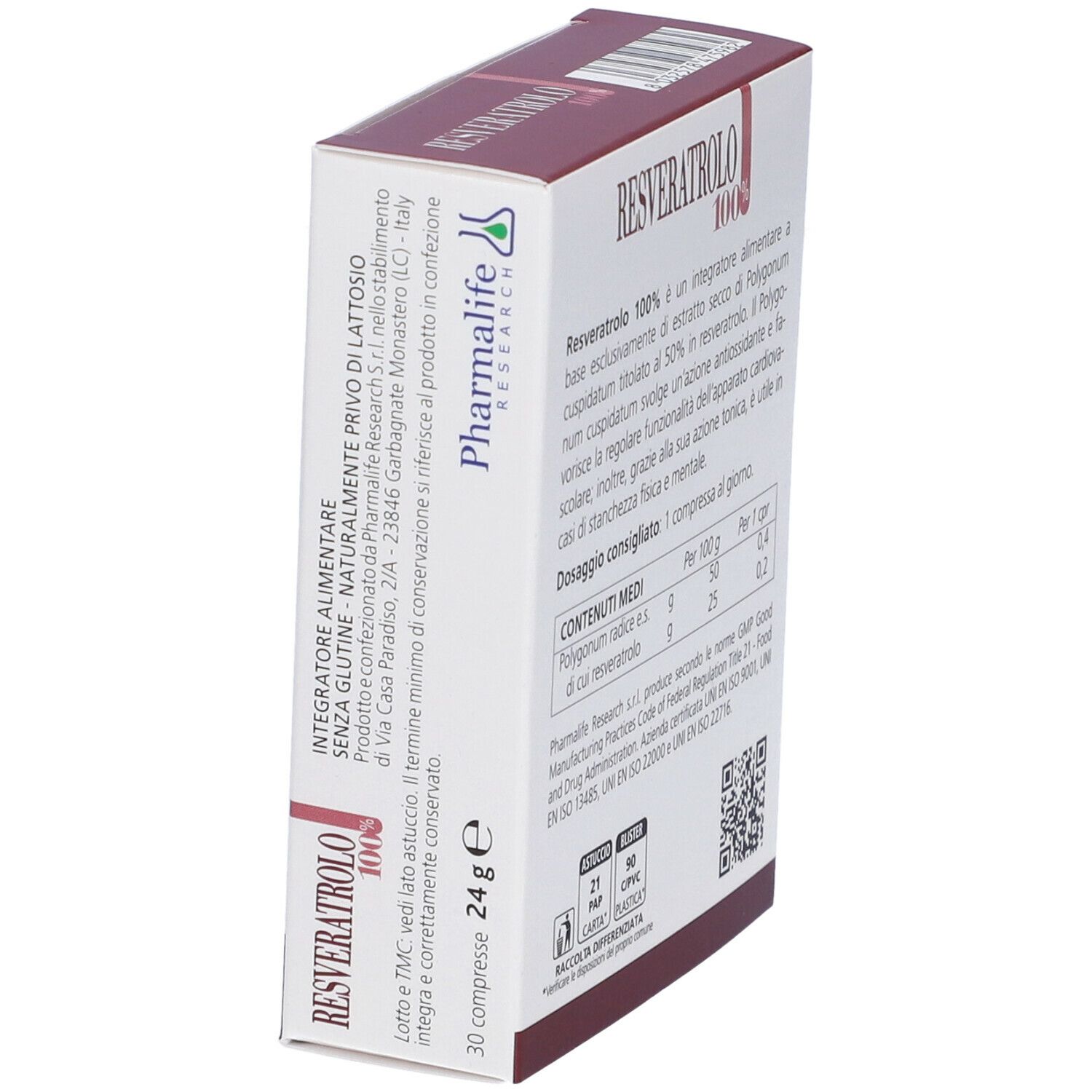 Resveratrolo 100% Compresse