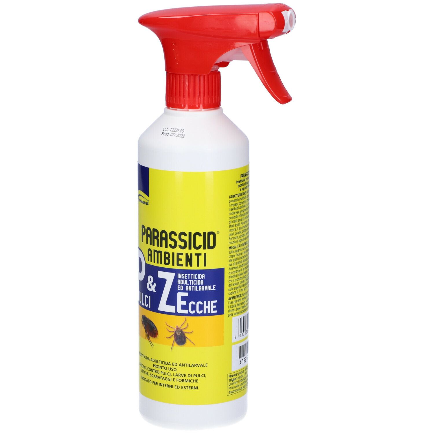 Parassicid Ambienti Pulci E Zecche