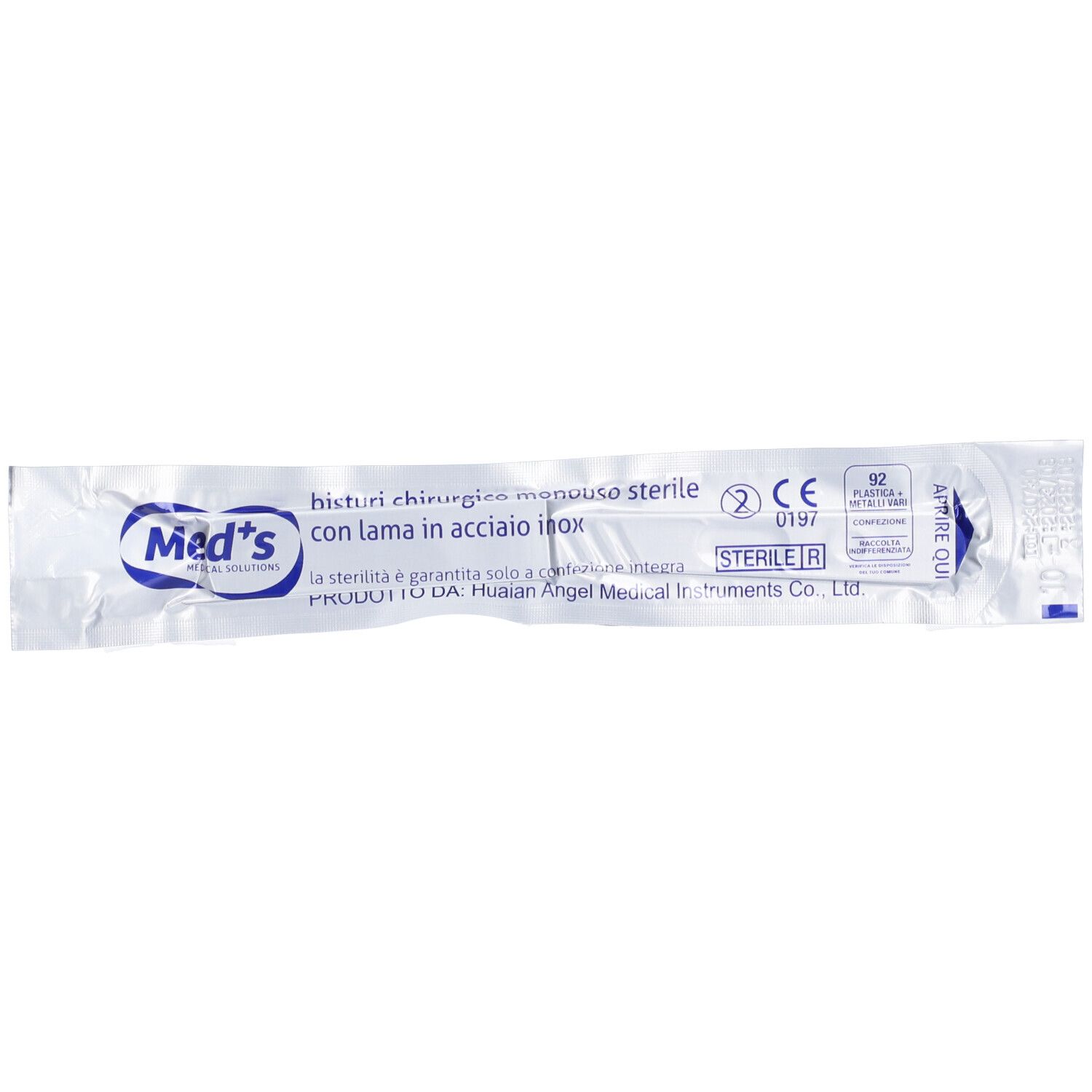 Bisturi Monouso Sterile Figura 10 1Pezzo