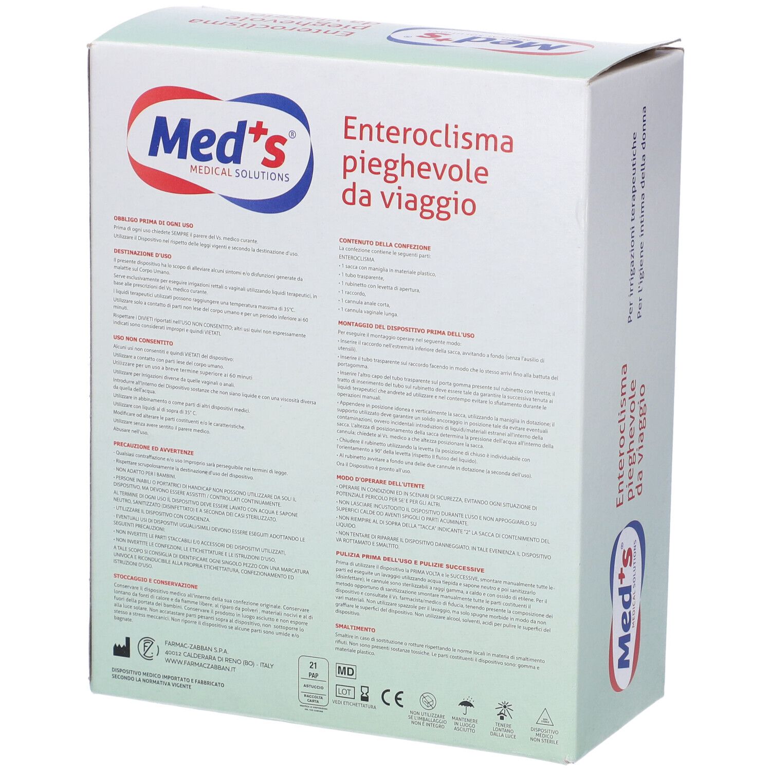 Enteroclisma Meds Pieghevole