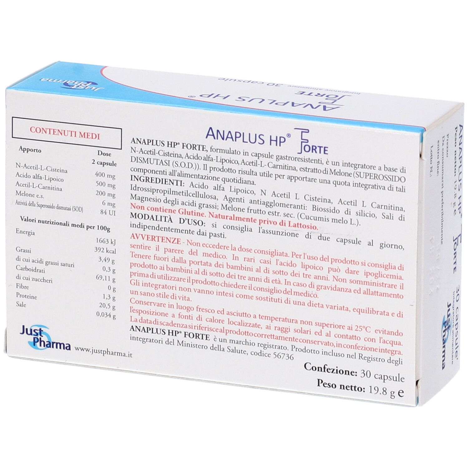 Anaplus Hp Forte 30 Capsule