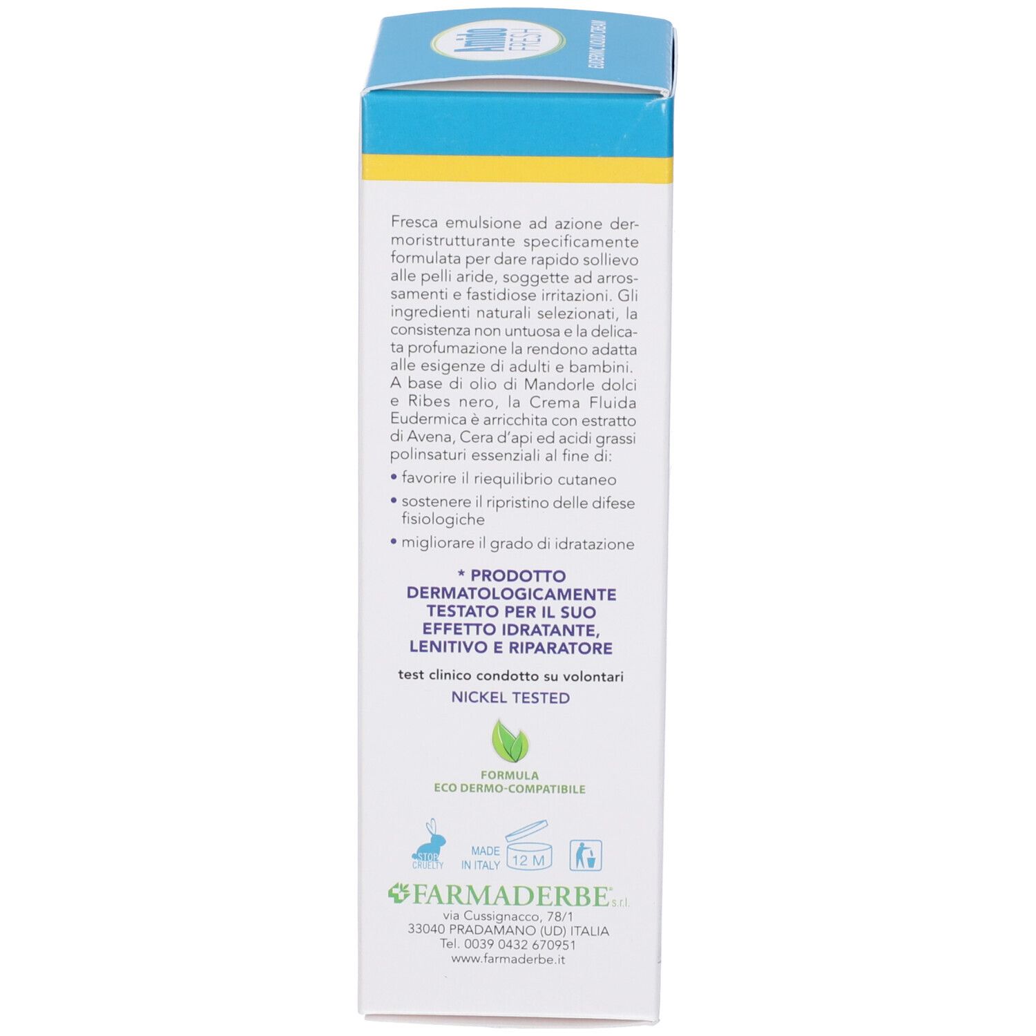 Amido Fresh Crema Fluida Eudermica 150 Ml