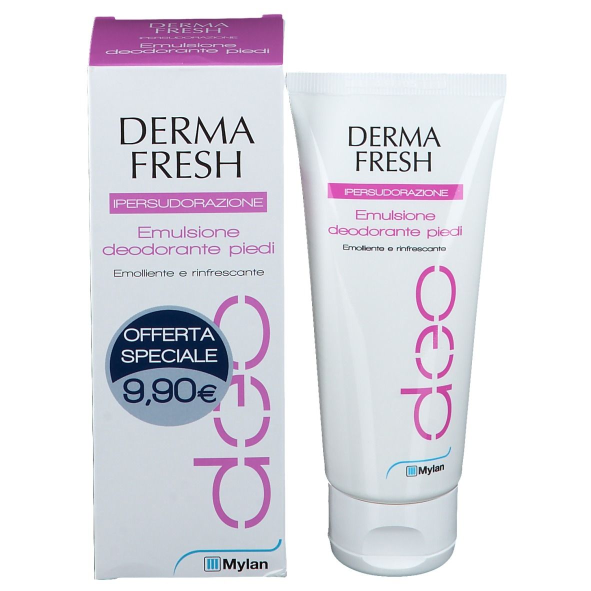 DERMAFRESH Ipersudorazione Emulsione Deodorante Piedi