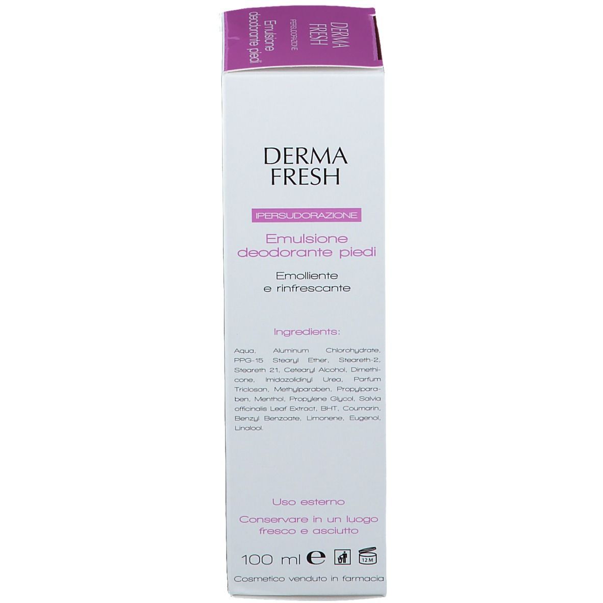 DERMAFRESH Ipersudorazione Emulsione Deodorante Piedi