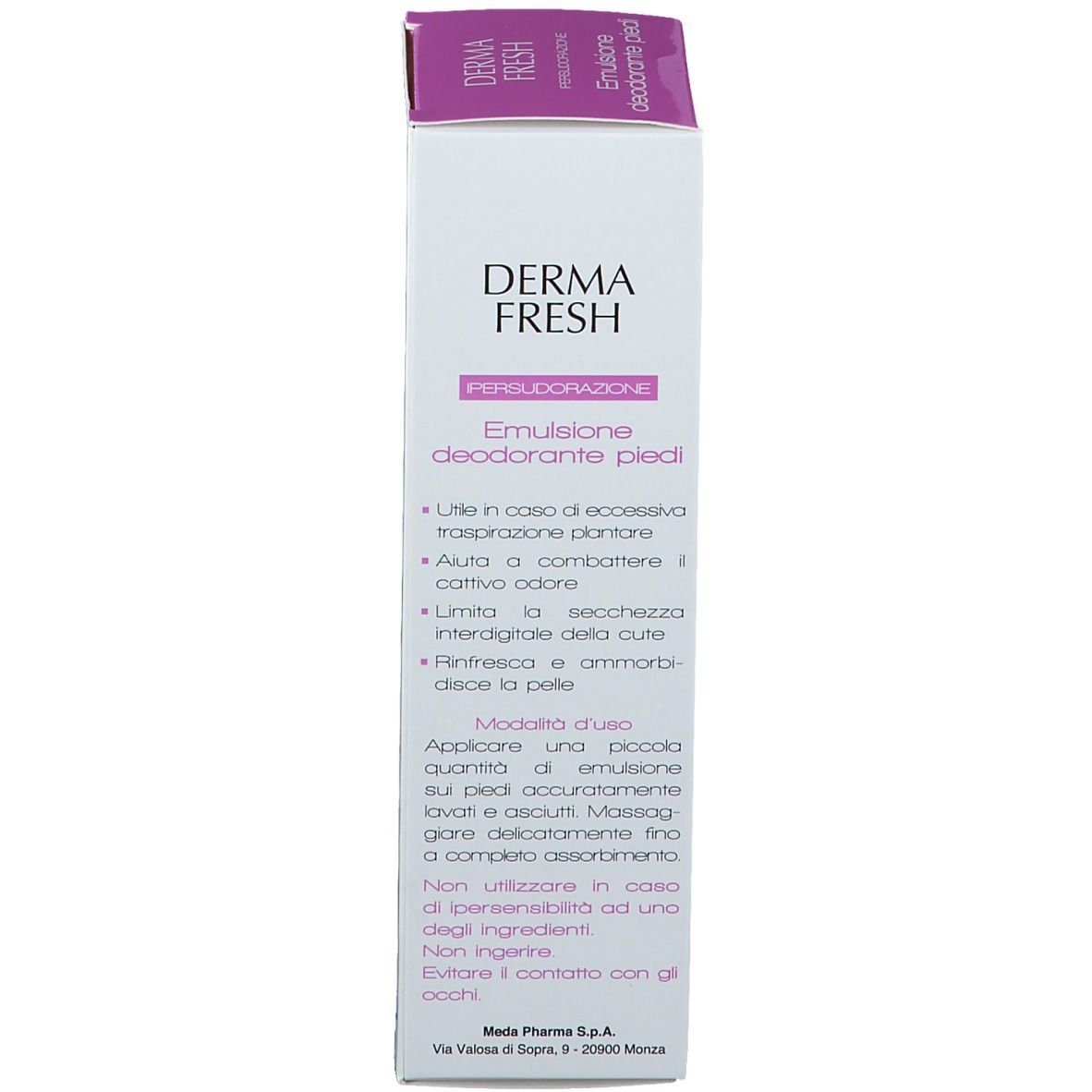DERMAFRESH Ipersudorazione Emulsione Deodorante Piedi