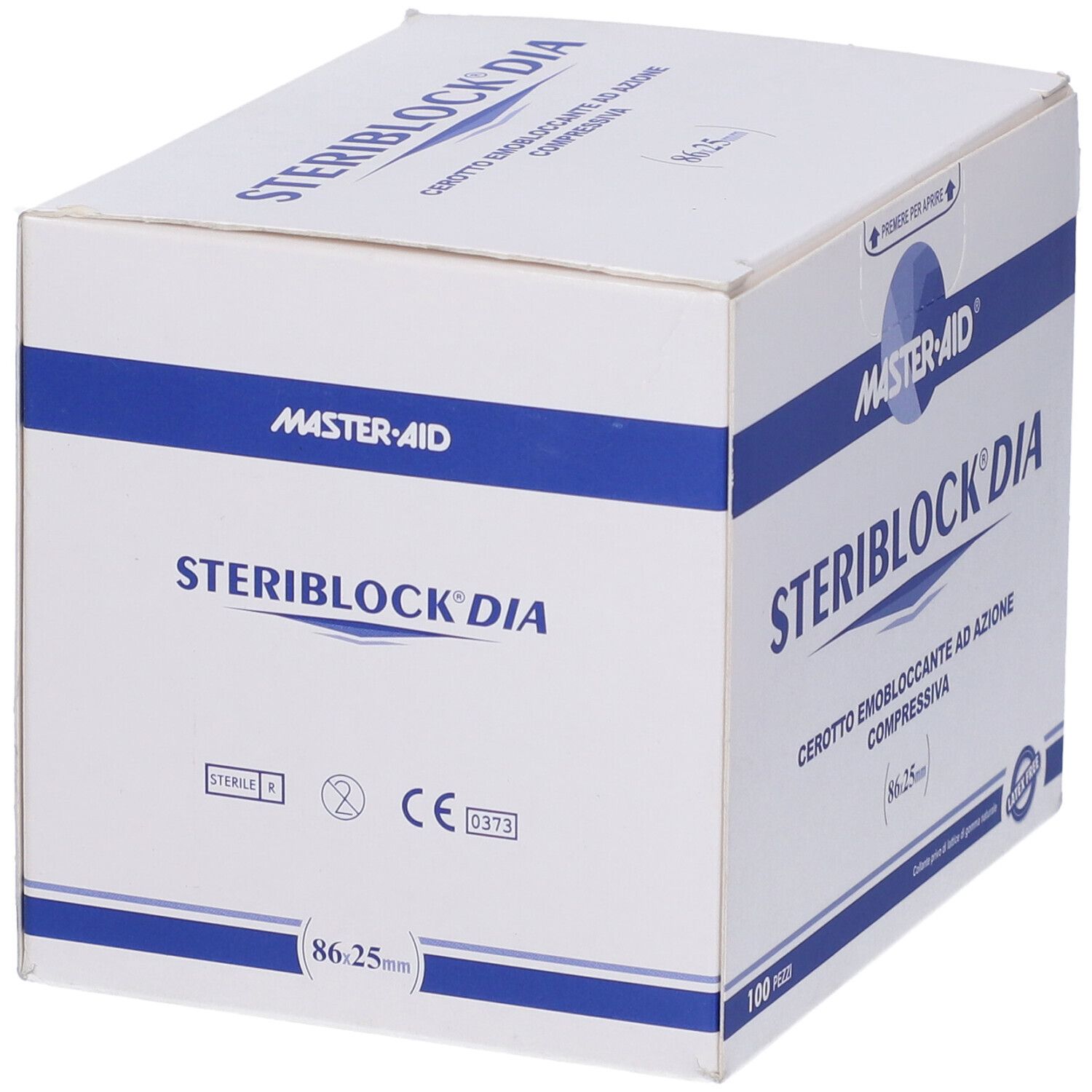 M-Aid Steriblock Dia Cer 100Pz