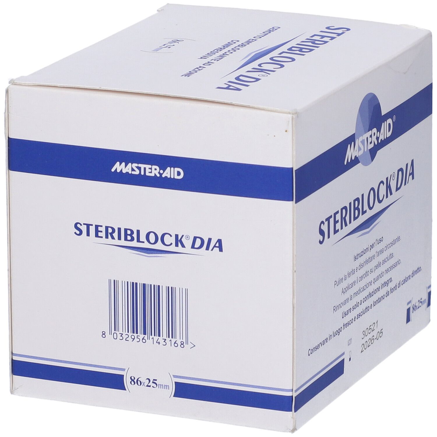 M-Aid Steriblock Dia Cer 100Pz