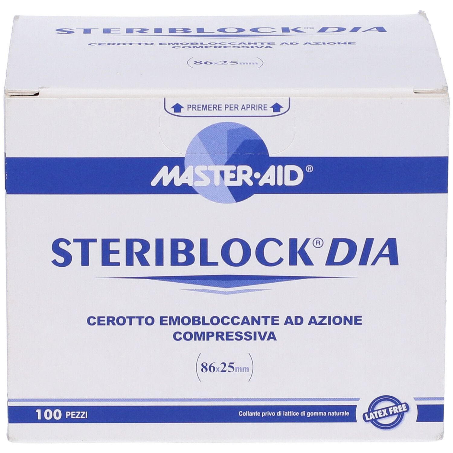 M-Aid Steriblock Dia Cer 100Pz